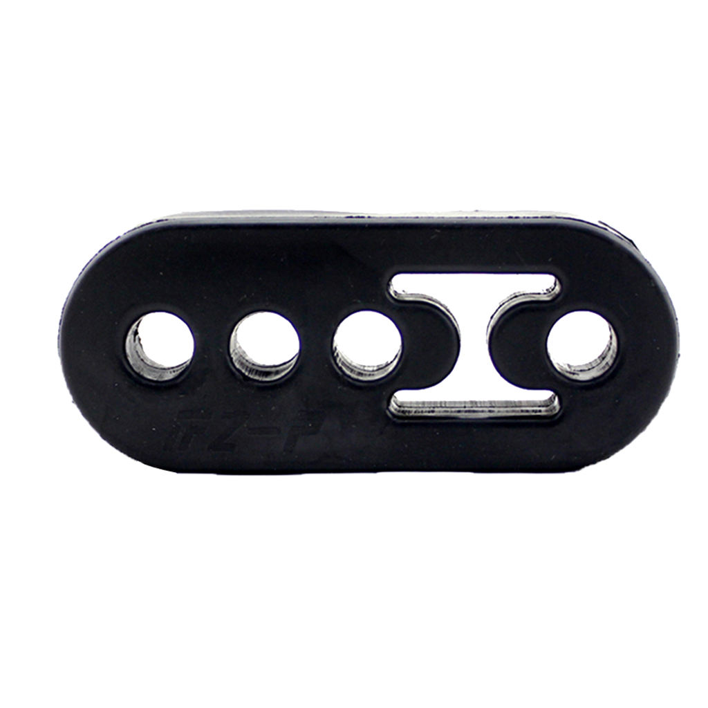 Car Exhaust Rubber Hanger Insulator Bracket Bushing Mount 4Holes 12mm (0.47inch) Hole Size Universal