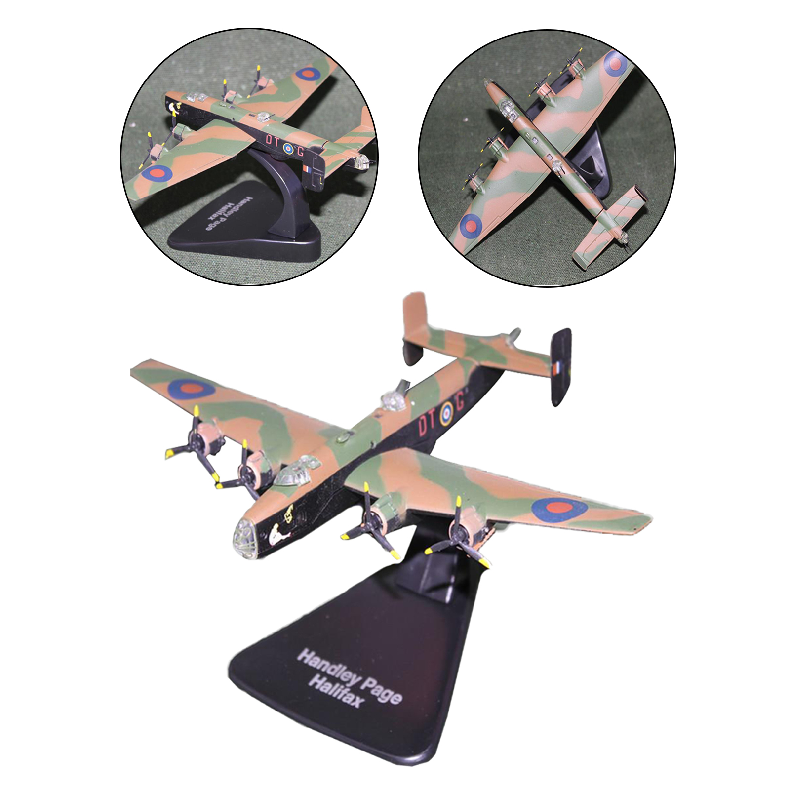 1/144 Handley Page Halifax Airplane Model Fighter for Boys Toys Decorations