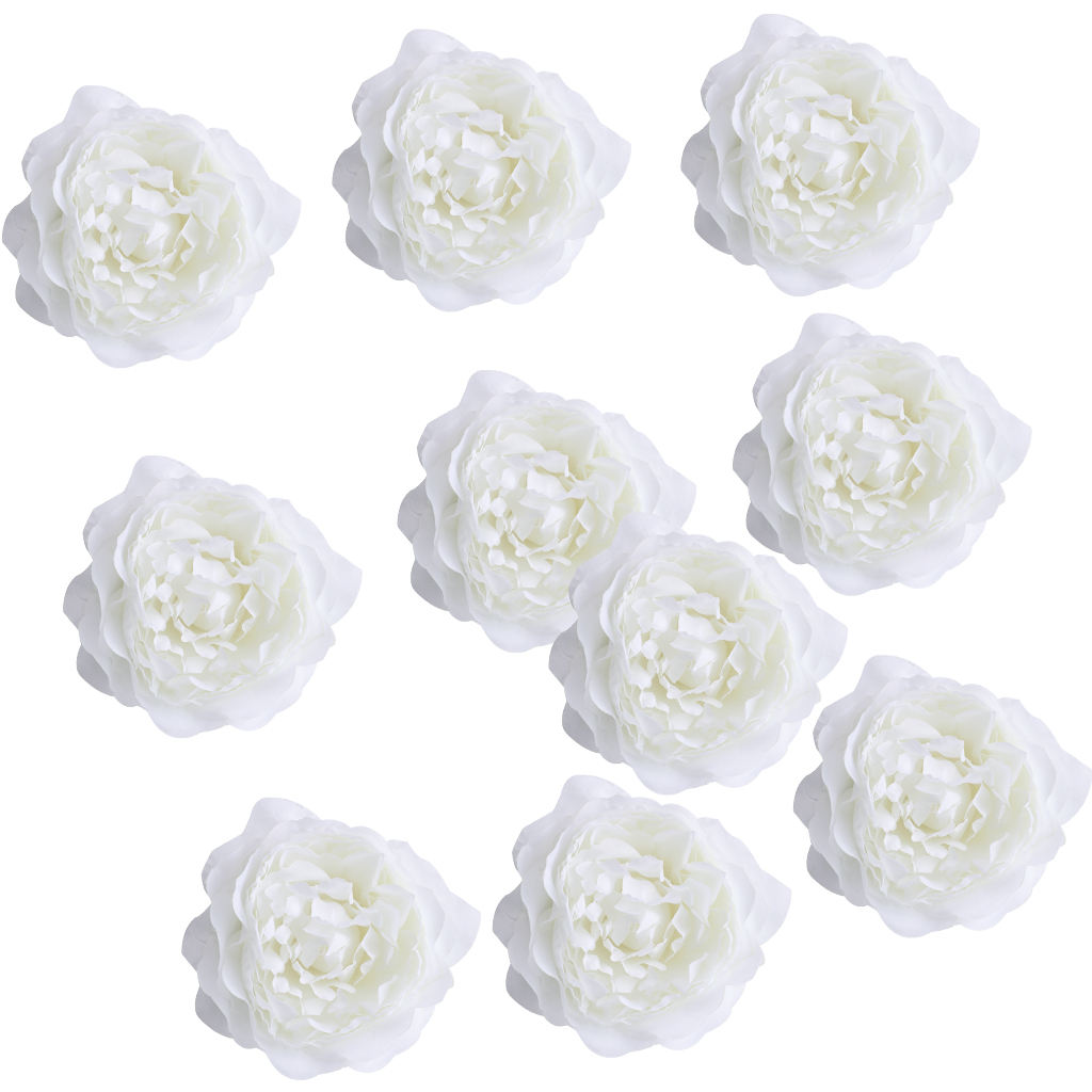 10 Pieces Artificial Peony Flower Home Wedding Decoration Different Colors