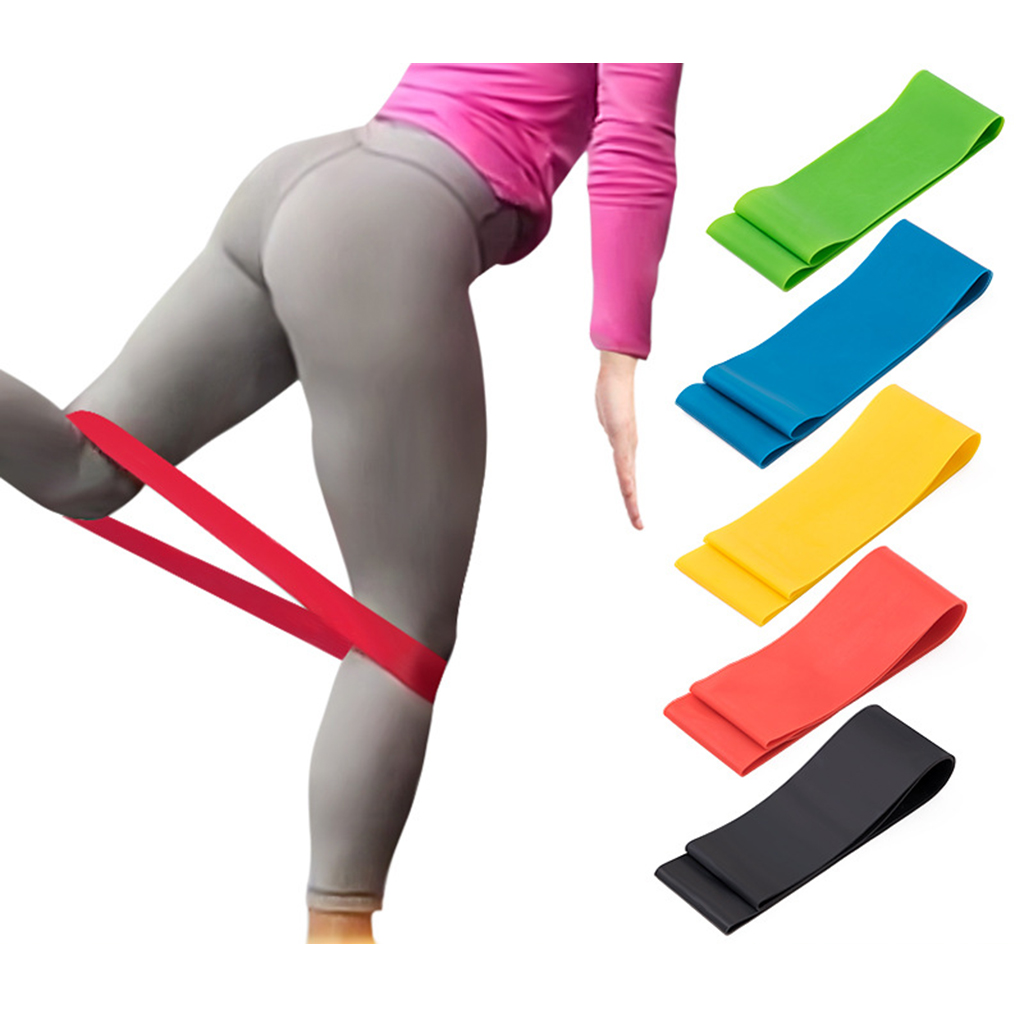 Heavy Duty Ladies Resistance Band Hips Circles Elastic Pilates Natural Latex