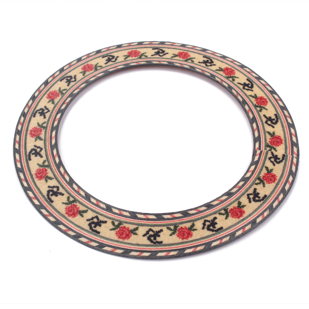 5x Soundhole Inlaid Rosette Material Acoustic Classical Guitar Replacement