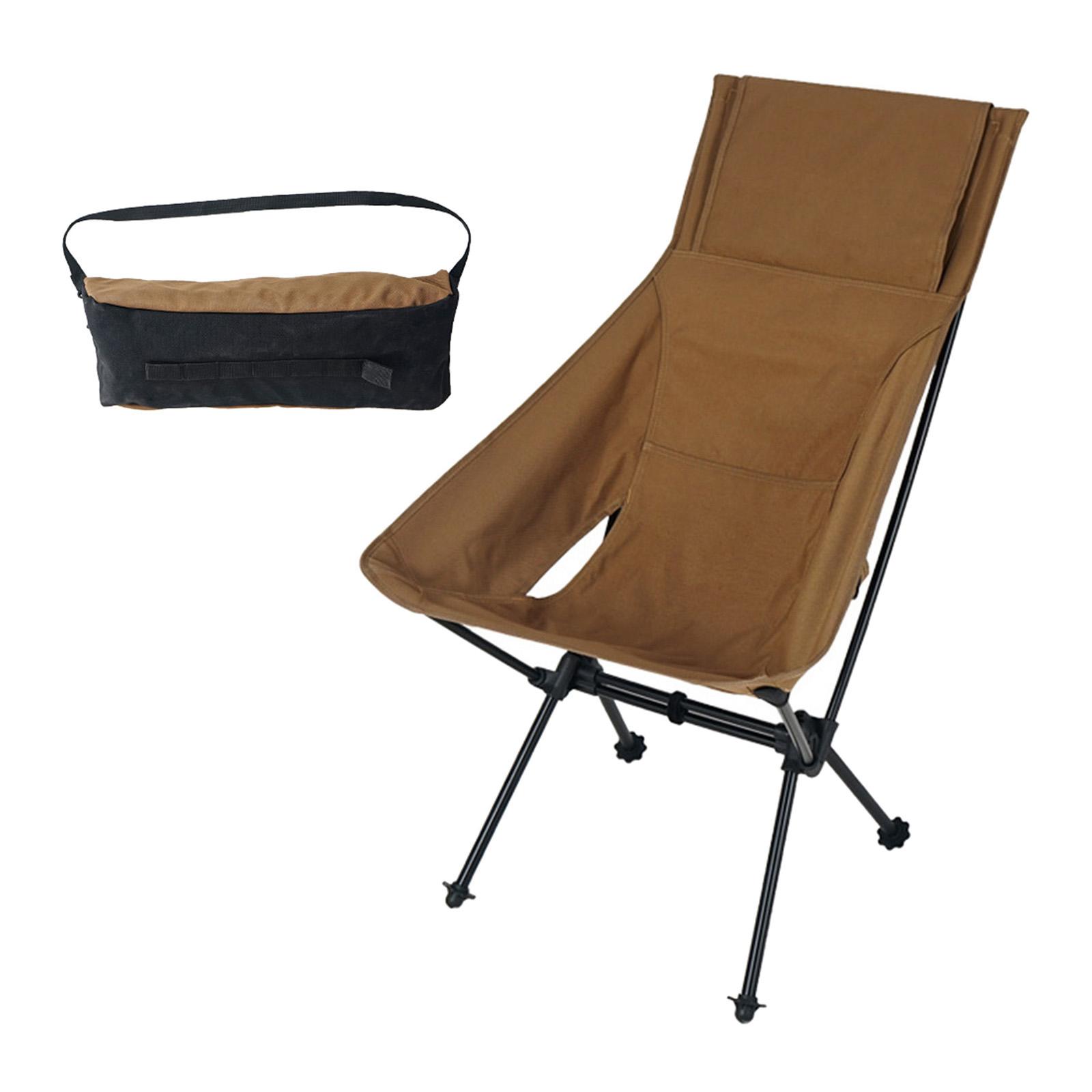 Ultralight Folding Chair Portable Camping Chair Seat for Outdoor Lawn BBQ