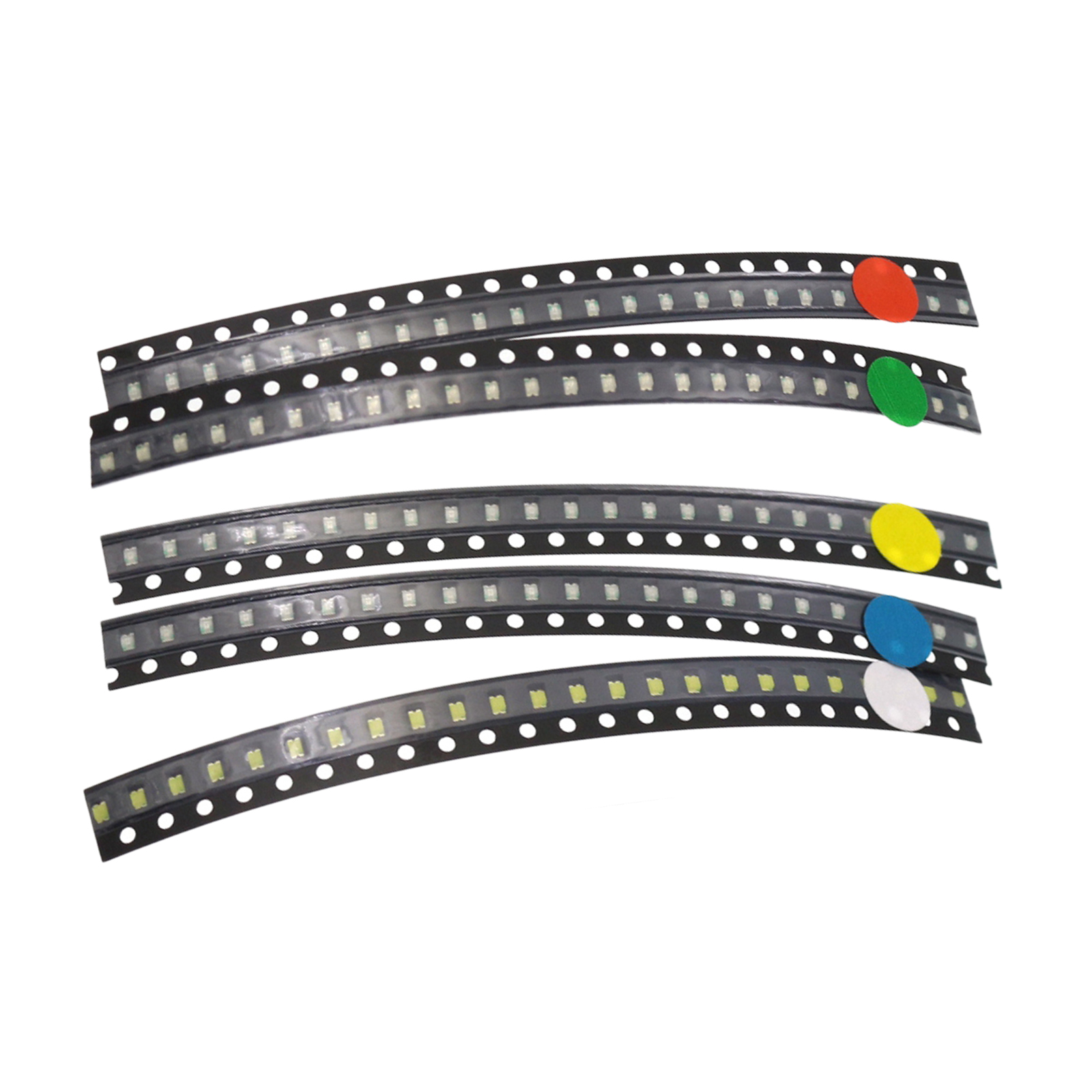 100 Pack of 0.5W 3V High Power SMD LED COB Chip Lights Beads 5 Colors LED Diode Components