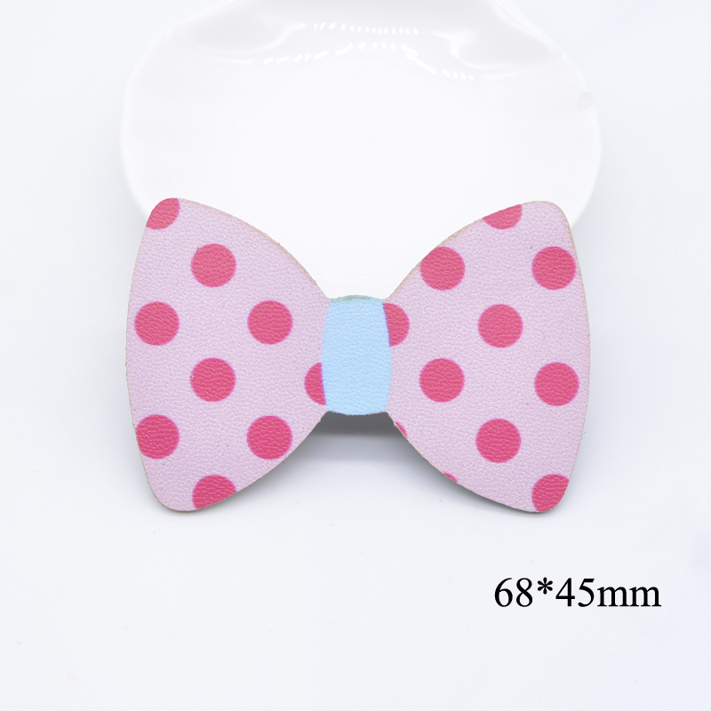 10 Stücke PU Leder Mädchen Fliege Maus Kopf Sonnenblumen Applikationen für DIY Kleidung Hut Nähen Patches Kopfbedeckung Haarspangen Bogen Dekor – Detail 3