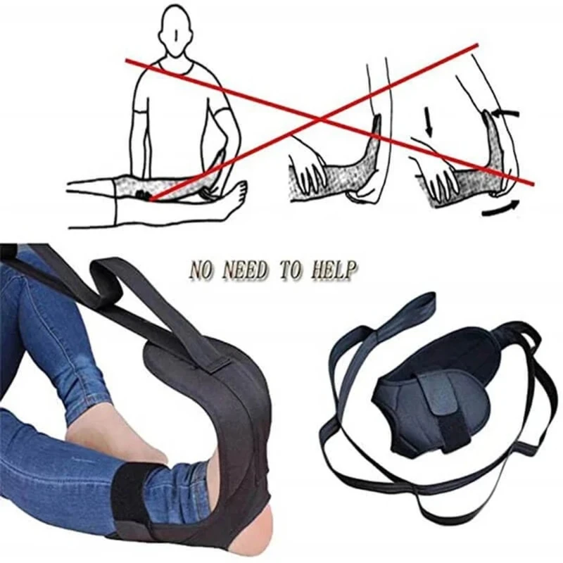 Dropship Yoga Ligament Stretching Belt Foot Drop Stroke Hemiplegia  Rehabilitation Strap Leg Training Foot Ankle Joint Correction Braces to  Sell Online at a Lower Price