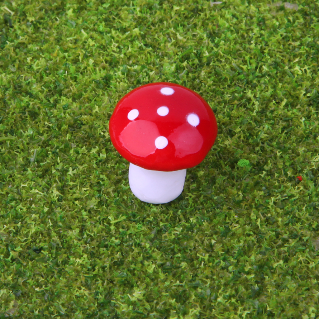8 Color CHOOSE 100 pieces Miniature Foam Mushroom Figurine Terrarium Bonsai
