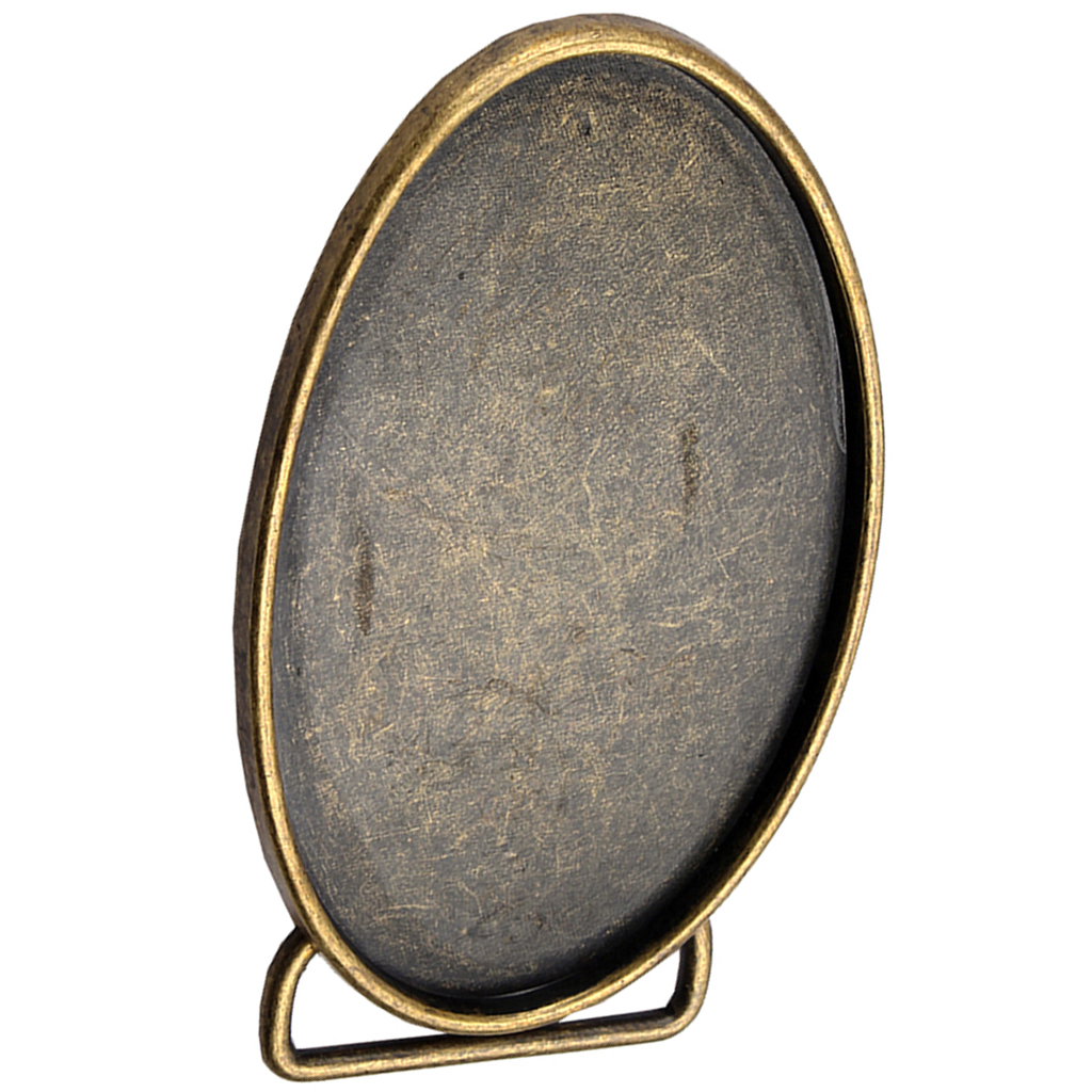Men Western Cowboy belt buckle alloy Oval Belt buckle replacement Bronze