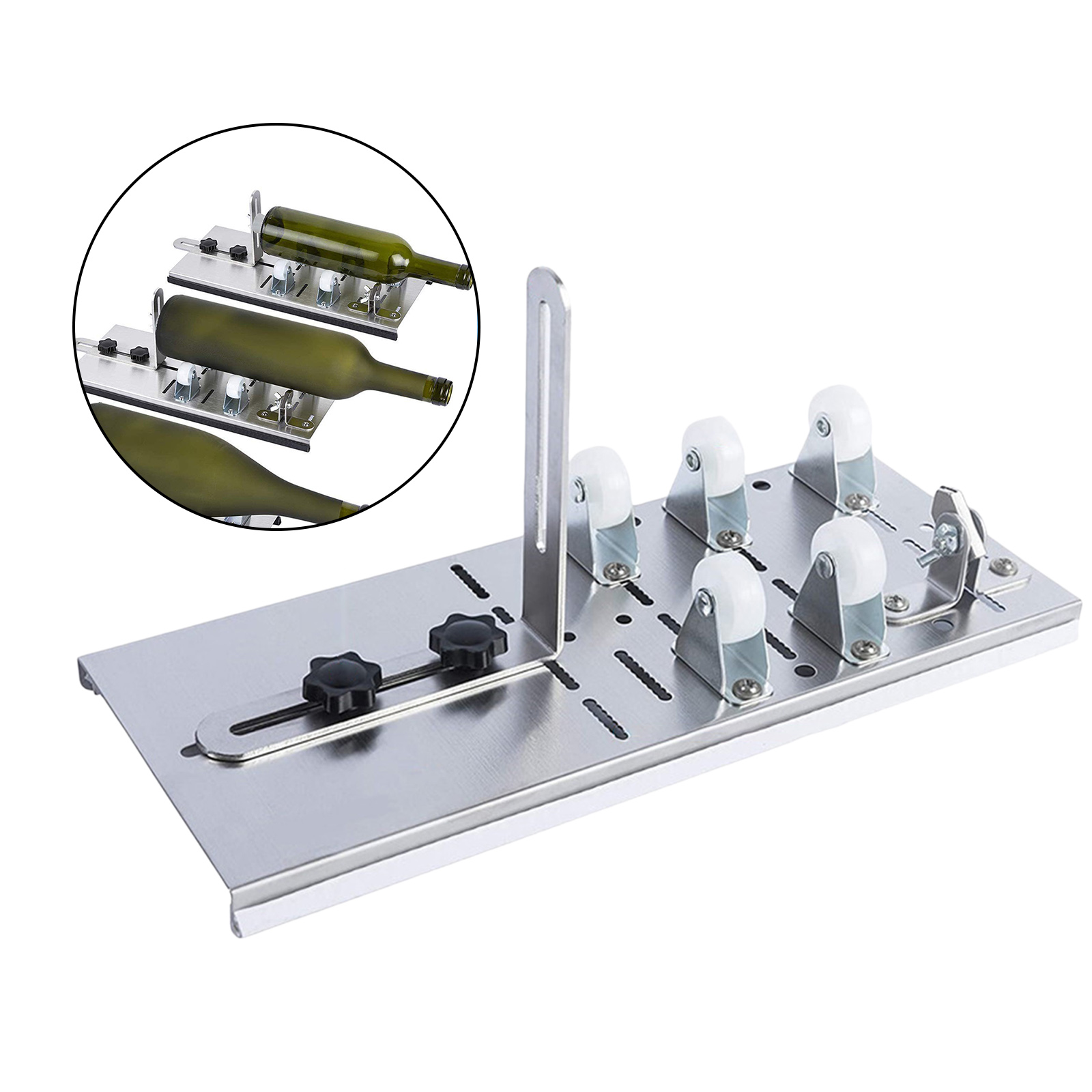 Stainless Steel Glass Bottle Cutter Safety for Wine Beer Champagne Glass Cutting Tool Christmas DIY Projects Decors