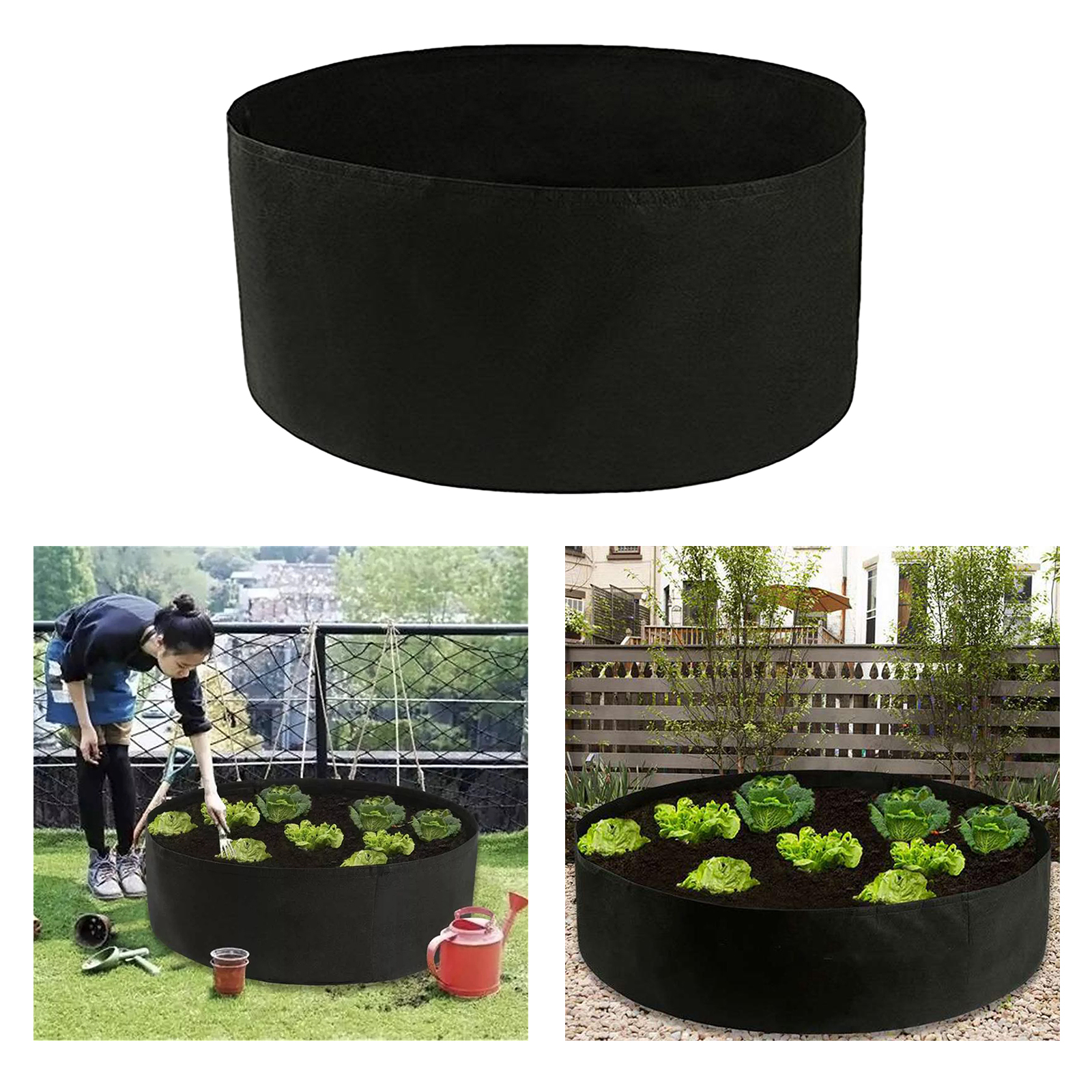 Plant Grow Bags Breathable Gardening Pots Planters Growing Bucket for Strawberry Potato Vegetable Holds Soil Garden Supplies
