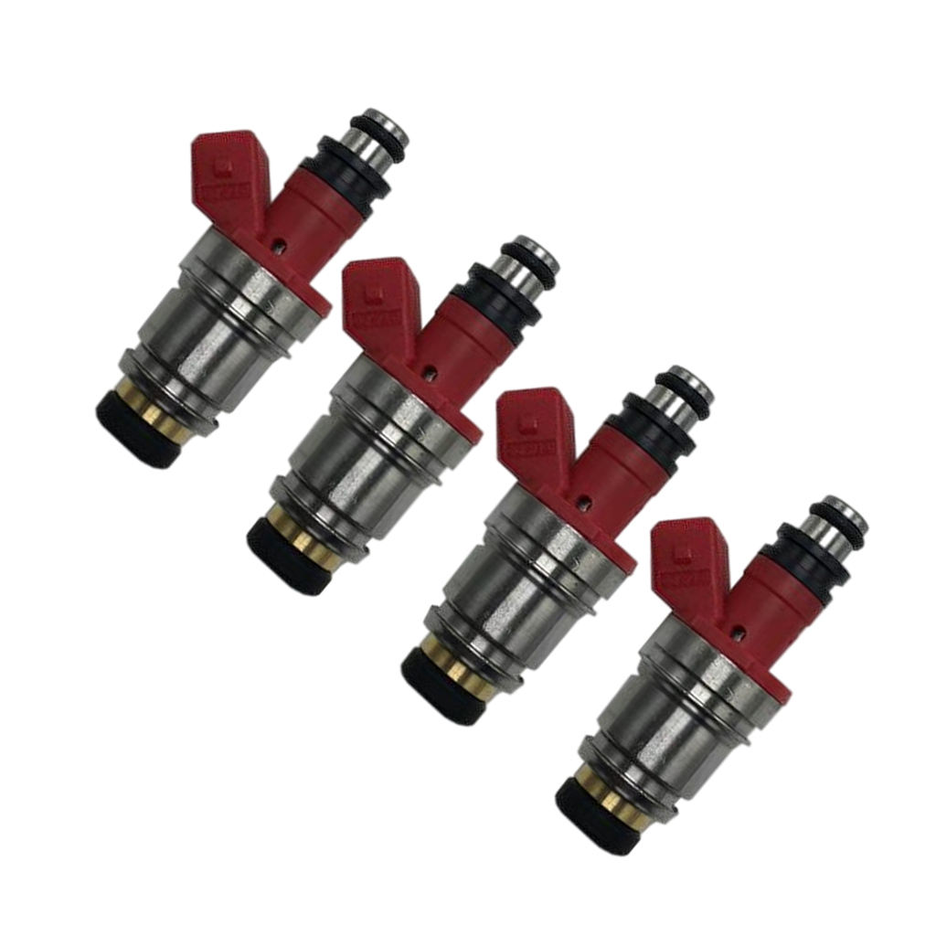 Set of 4 New Fuel injectors 16600-86G00 Replacement Compatible with Nissan D21 Pickup 2.4L
