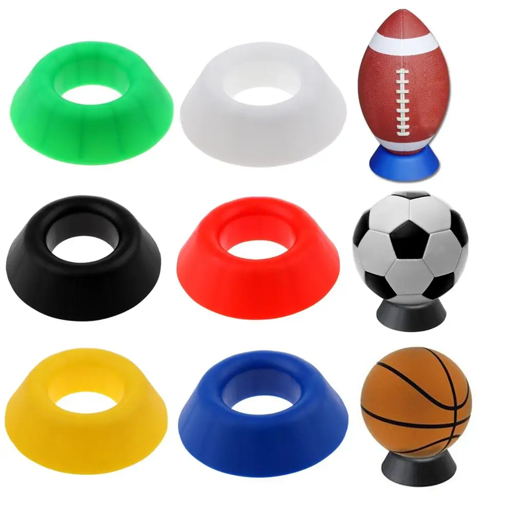 Durable Ball Stand - Basketball Football Soccer Rugby Ball Display Holder Rack