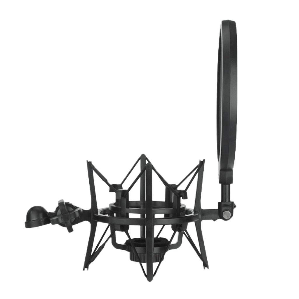 MagiDeal Universal Spider Microphone Shock Mount Holder Clip Anti Vibration