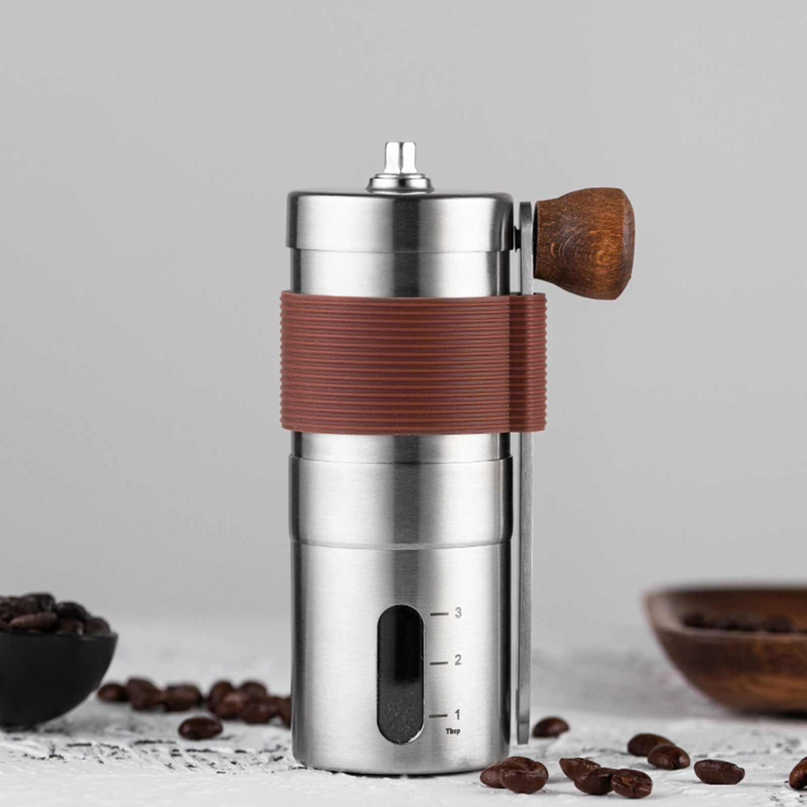 Stainless Steel Manual Coffee Grinder 