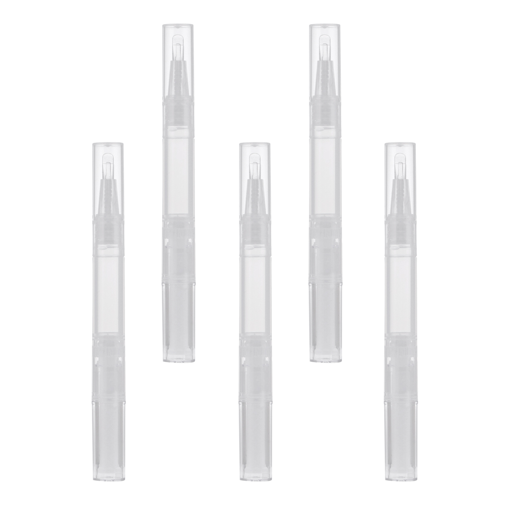 5x3ml Empty Twist Pen Cosmetic Container Lip Gloss Cream Tubes Makeup DIY