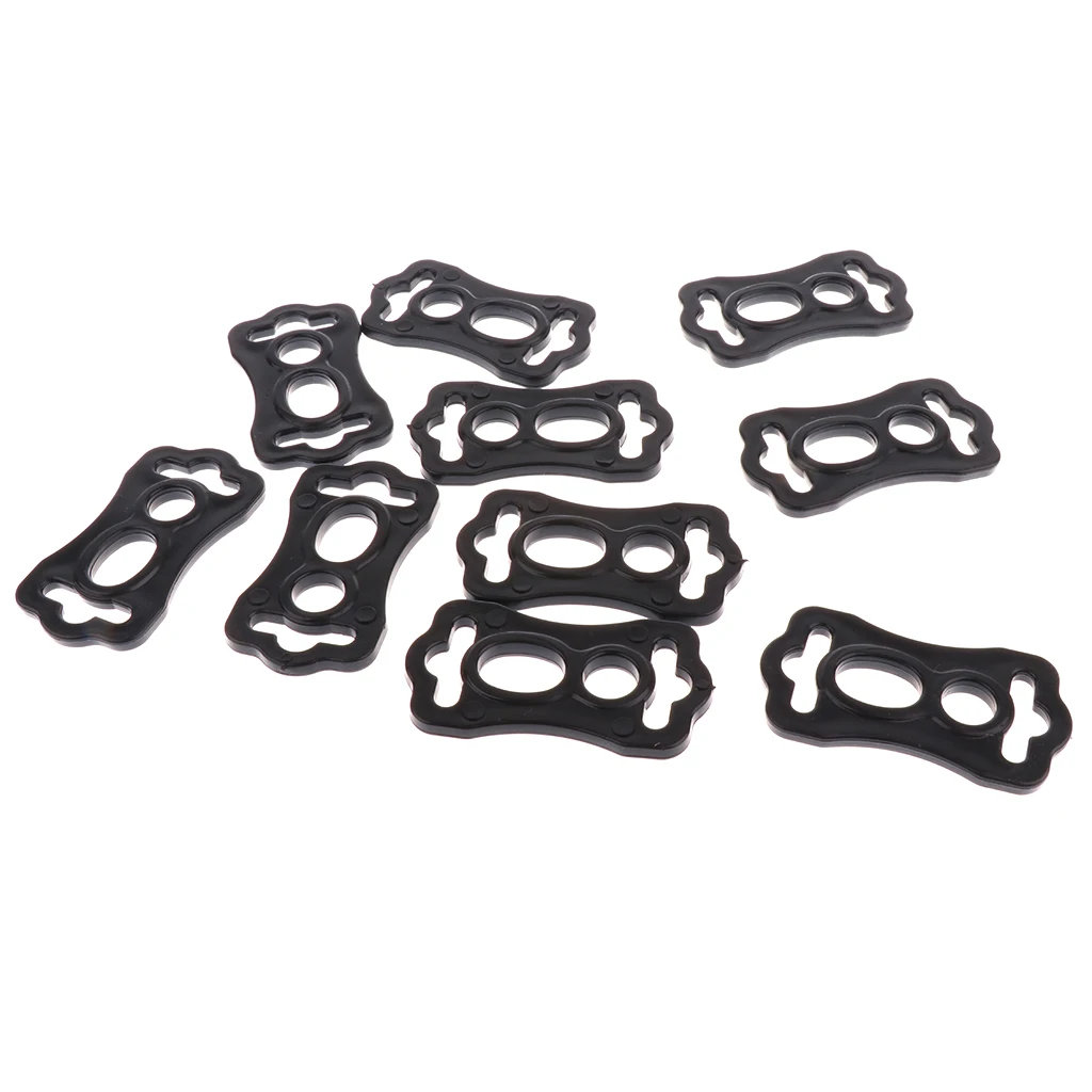 10pc Tent Clips Fastener Tents Camping Tent Feet Clamp Fasteners Black 5.3cm