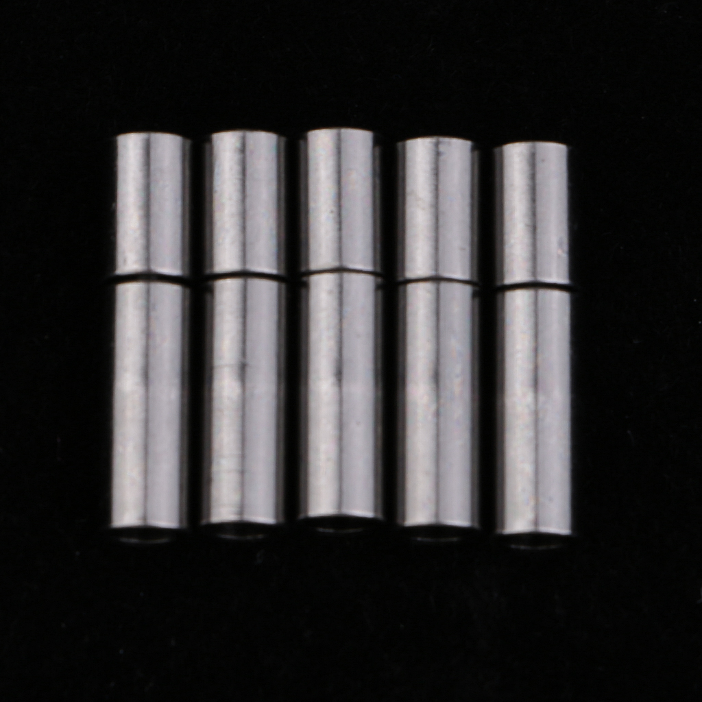 5 Set Metal End Caps Jewelry Clasps Fits 4 Mm Leather Cord Rope Connector
