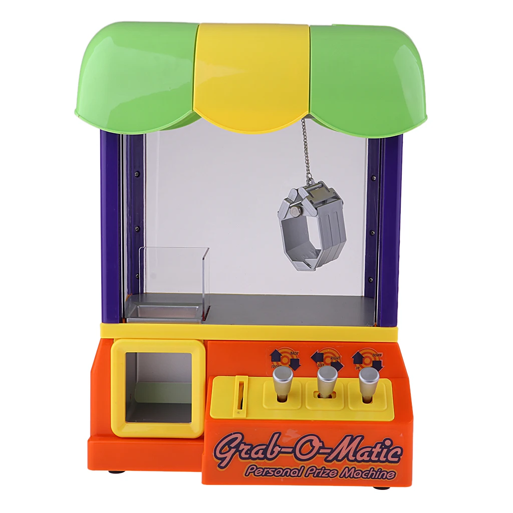 MagiDeal Candy Grabber Machine Toy Claw Game Kids Fun Crane Dolls Grab Arcade Machine Birthday Gift