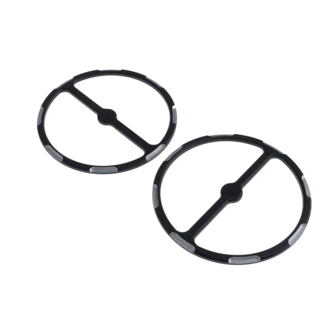 2pcs Speaker Ring Horn Grill Trim Round Caps Compatible for Harley Touring Trike 1996-2013 Motorbike