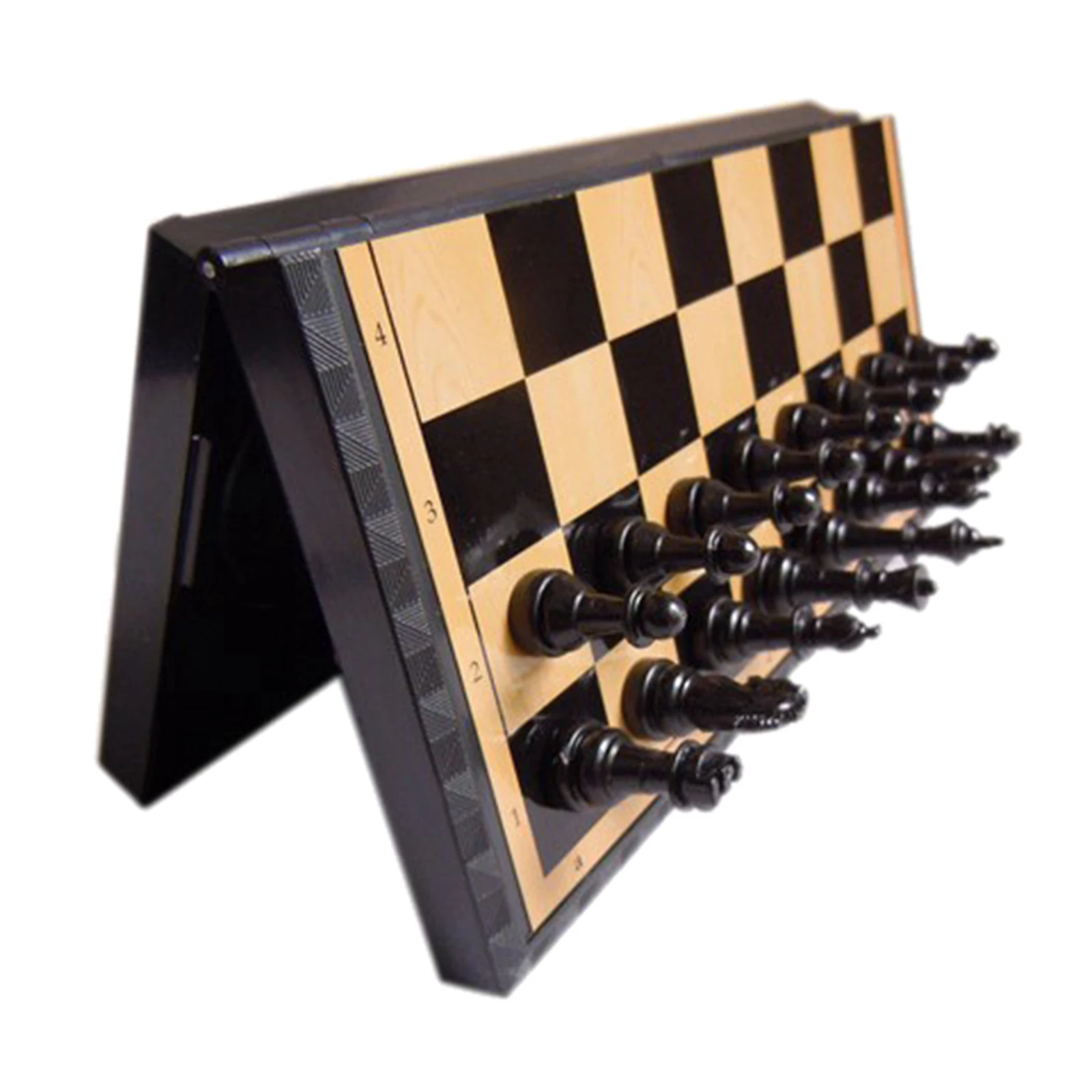 Portable 7.87-Inch Chess Set Folding Chessboard Board Game for Adult Kids