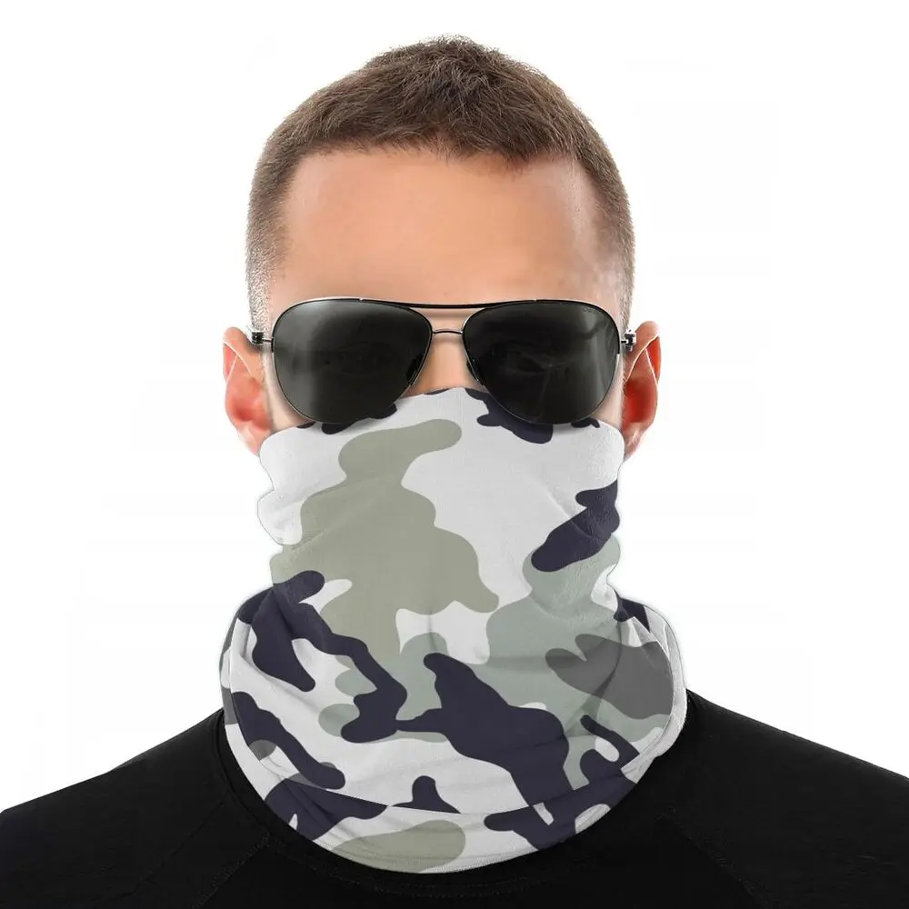 Camouflage Black White Magic Scarf Half Face Mask Unisex Fashion Tube Scarf Neck Bandana Dustproof Headband Outdoor Hiking barbour scarf mens