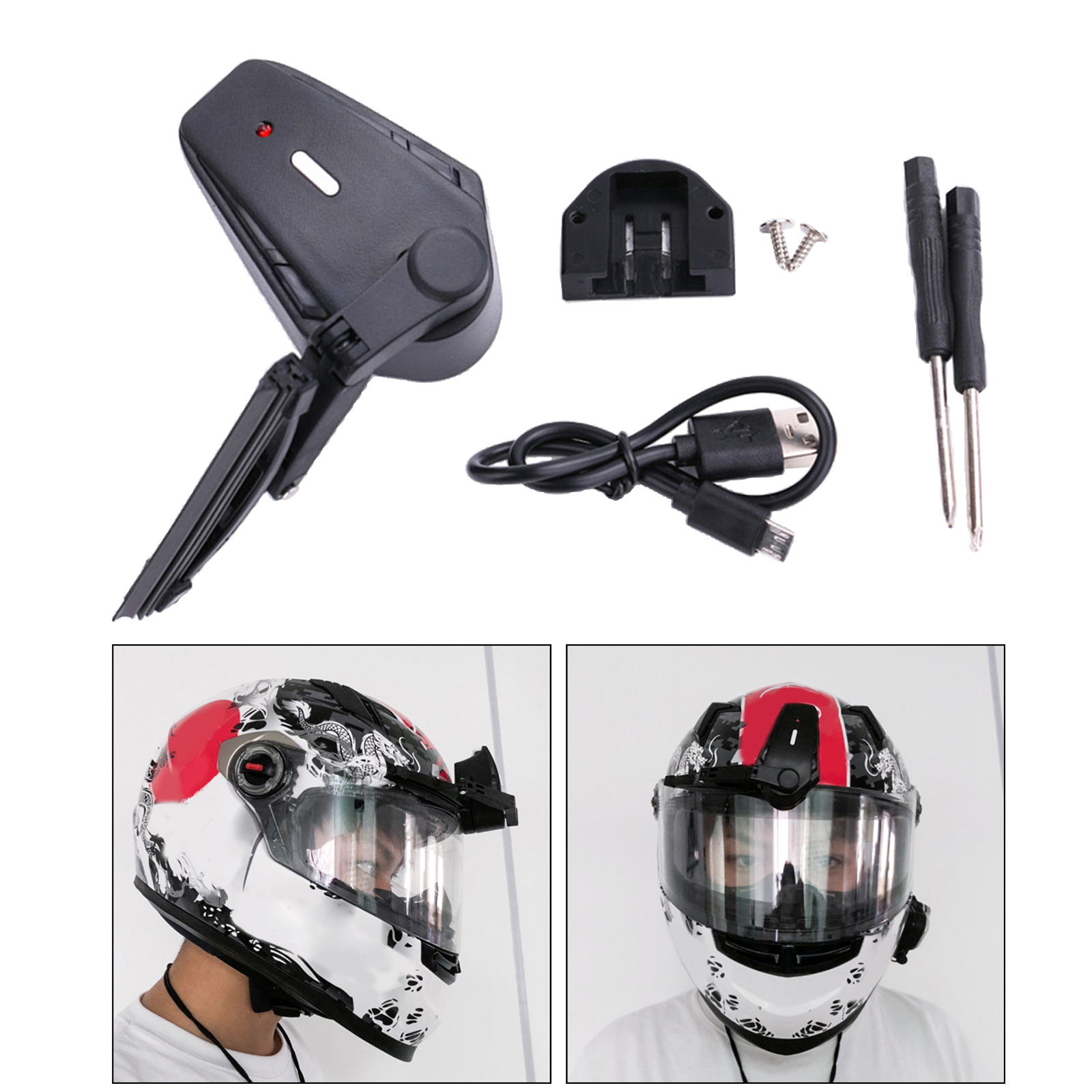 Universal Motorcycle Helmet Wiper Lightweight Electric Motorcycle Dropship