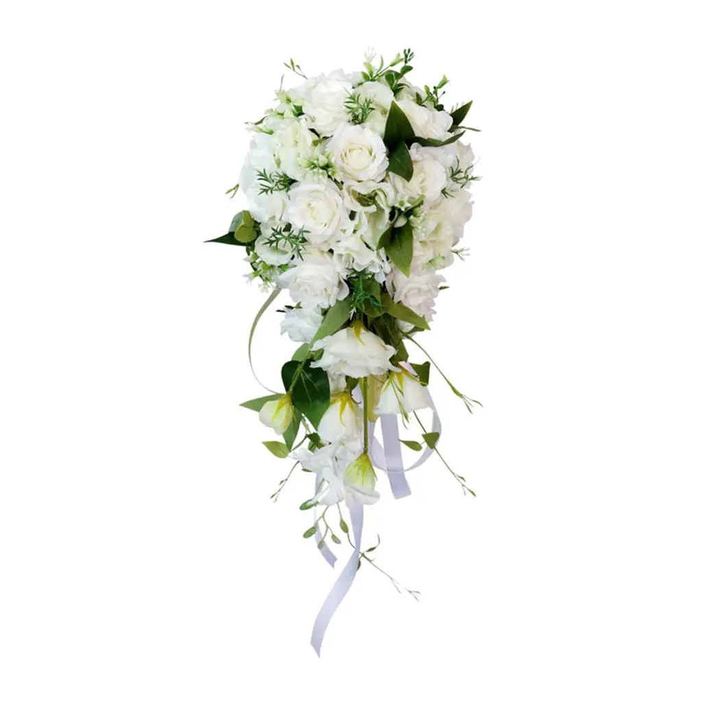 Bridal Bouquet of Flowers Artificial Flower for Home,Party,Wedding Decoration