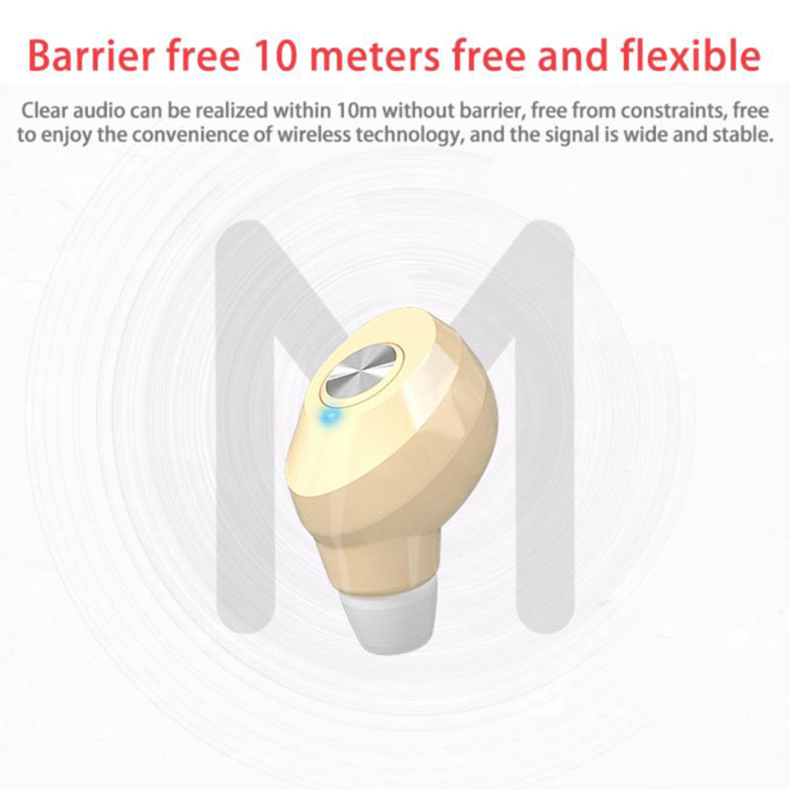 Earbuds Cordless Mini Small Ear Canals Sport Gaming Immersive Headphone for Samsung Apple Xiaomi Smartphone Mobile Phones