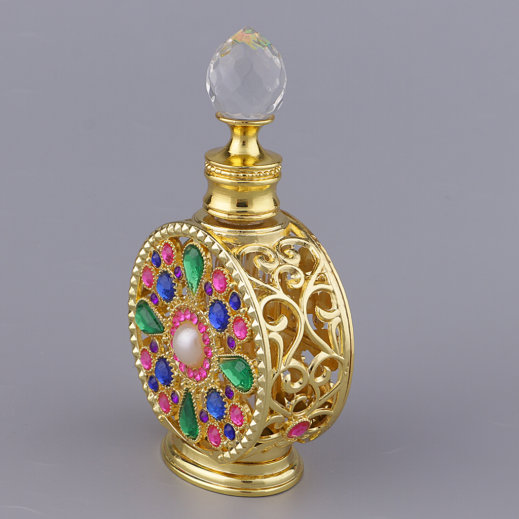 Vintage Empty Glass Perfume Bottles Atomize Women's Makeup Accessory