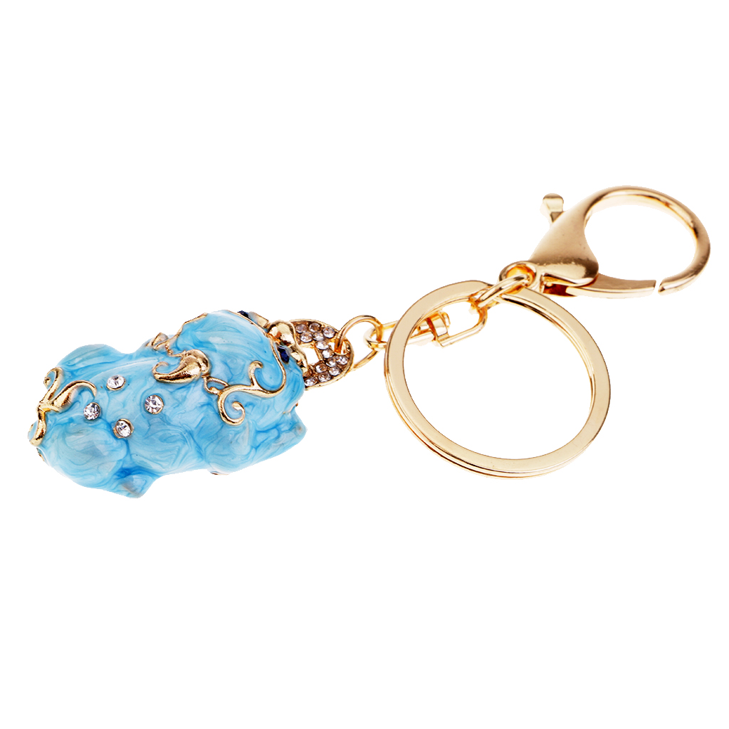 Pi Yao/Pi Xiu Metal Keychains to Attract Wealth Luck Car Women Bag Key Rings
