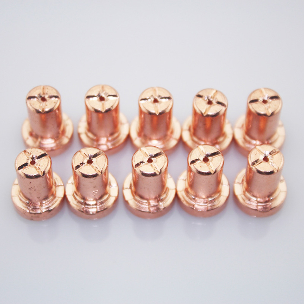 10Set Extended Air Plasma Nozzles Electrode Cutter Cutting Fit for PT31 Torch