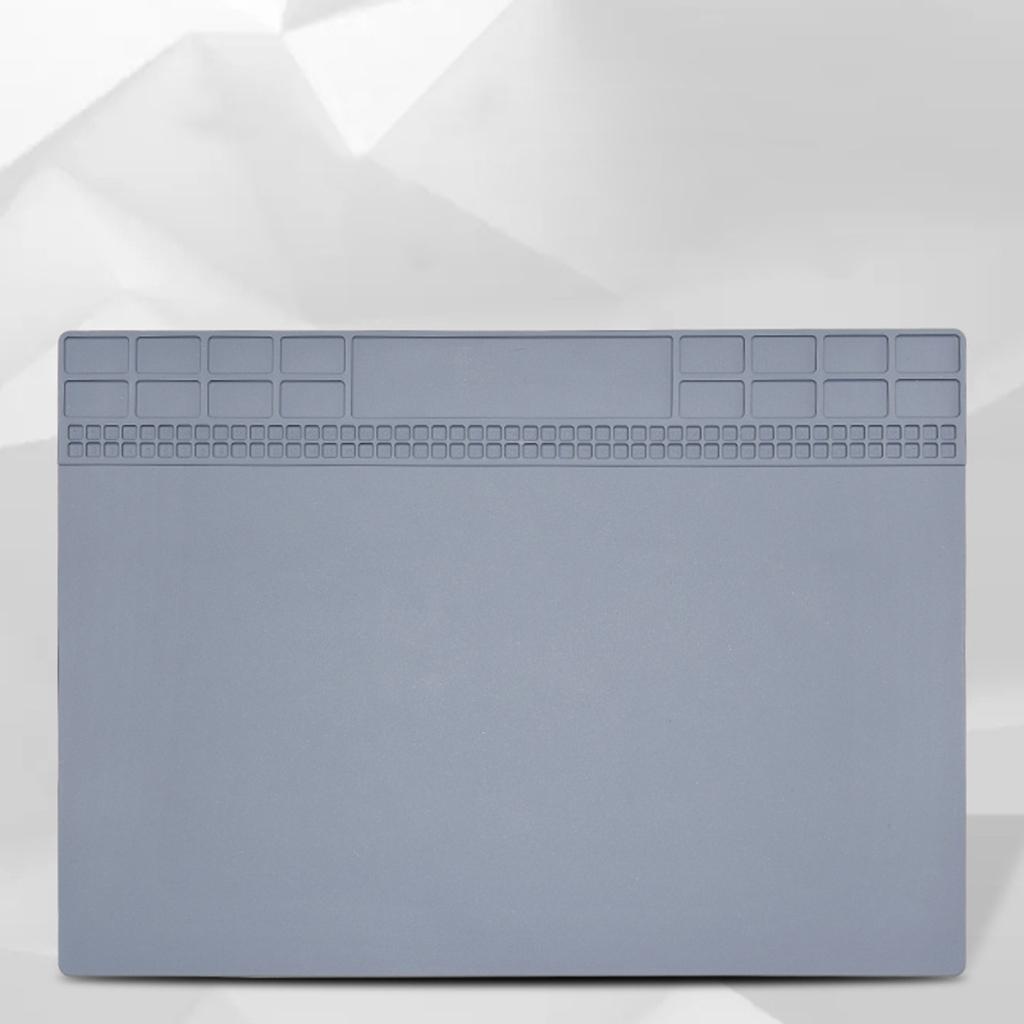 Silicone Soldering Mat Solder Pad Magnetic Mat Screw Position Soldering Work Station Mat Computer Repair Heat-Resistant Pad