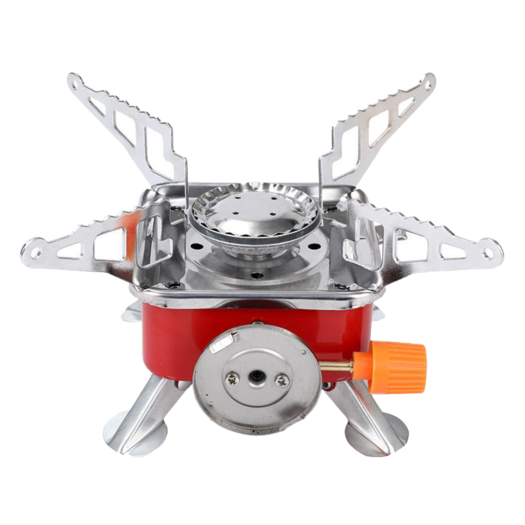 Lightweight Camping Gas Stove Foldable Butane Burner 2.8KW Travel Stove