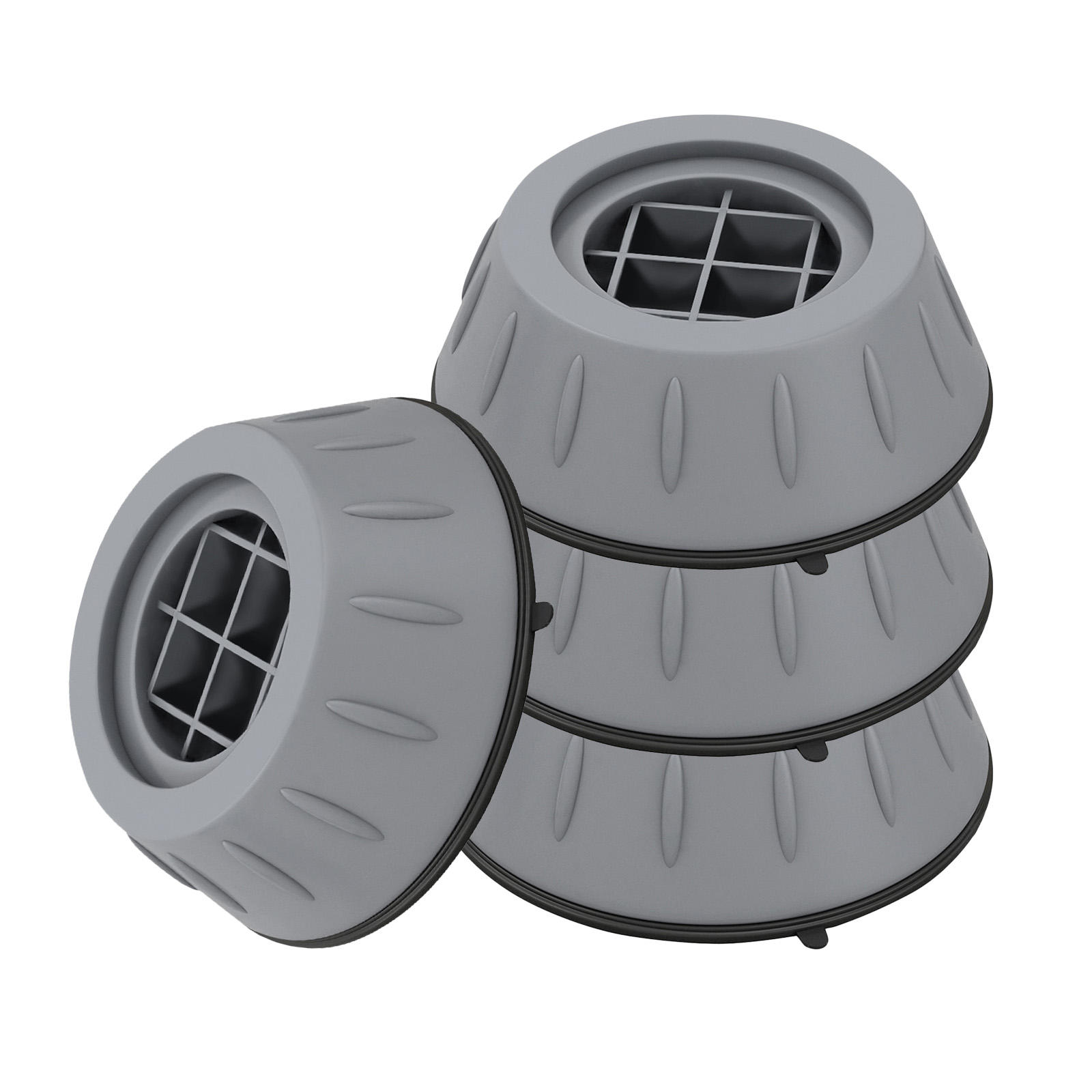 4Pack Anti Vibration Pads Noise-Reducing Anti Slip Stop Shaking Prevent Moving Anti-Walk Dryer & Washer Vibration Pads