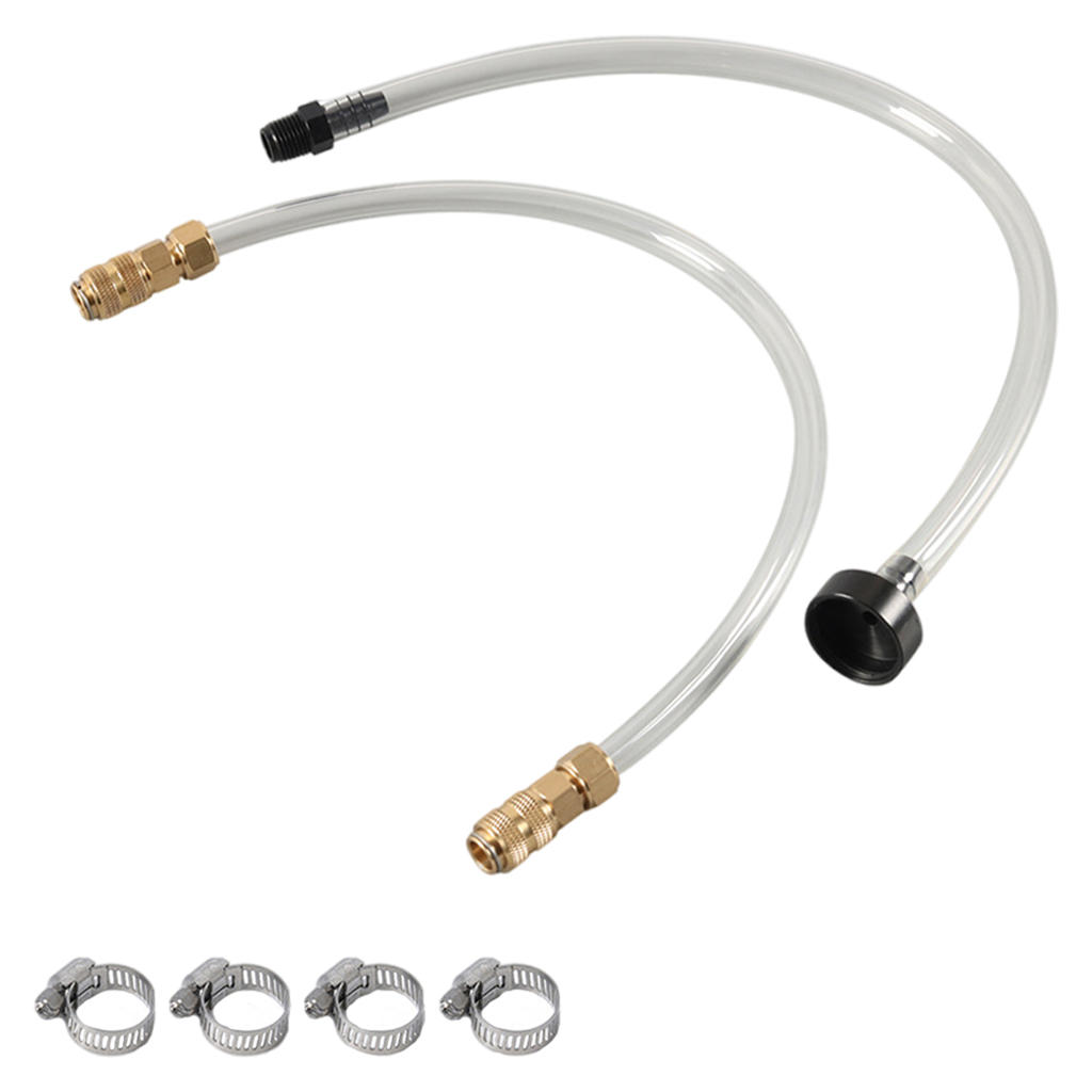 Set of 2 Bleed Tube Filler Kit Exhaust Kit Bridge Tube & Hose Fit for Seastar Hydraulic Steering Systems Inboard/Outboard