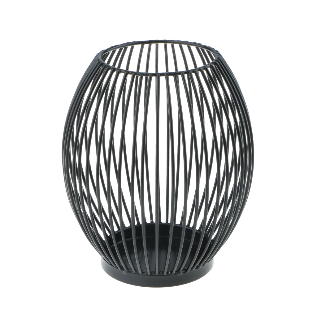 Nordic Style Candle Holder Mesh Lampshade Canlestick for Restaurant Bar