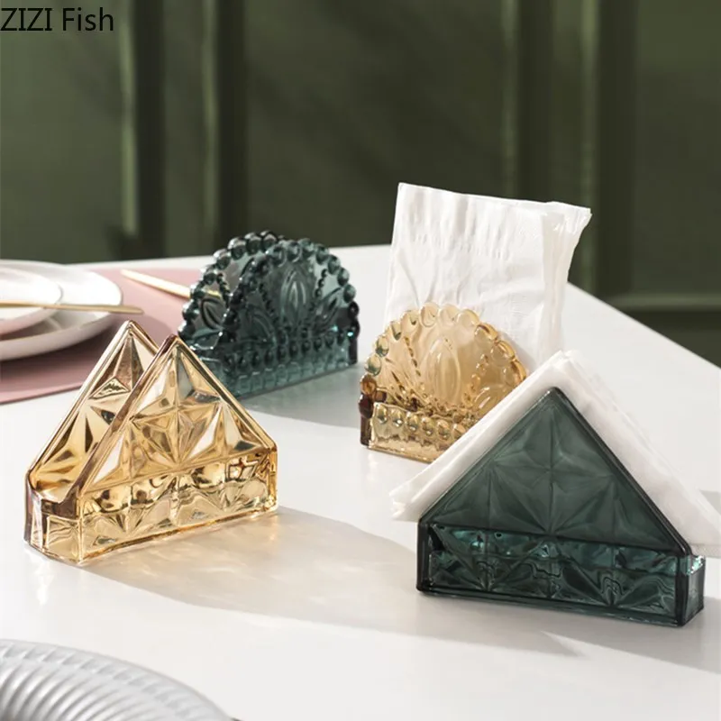 Metal Hollow Napkin Rack Box Tissue Holder Party Dining Home Table Decor Welcome 