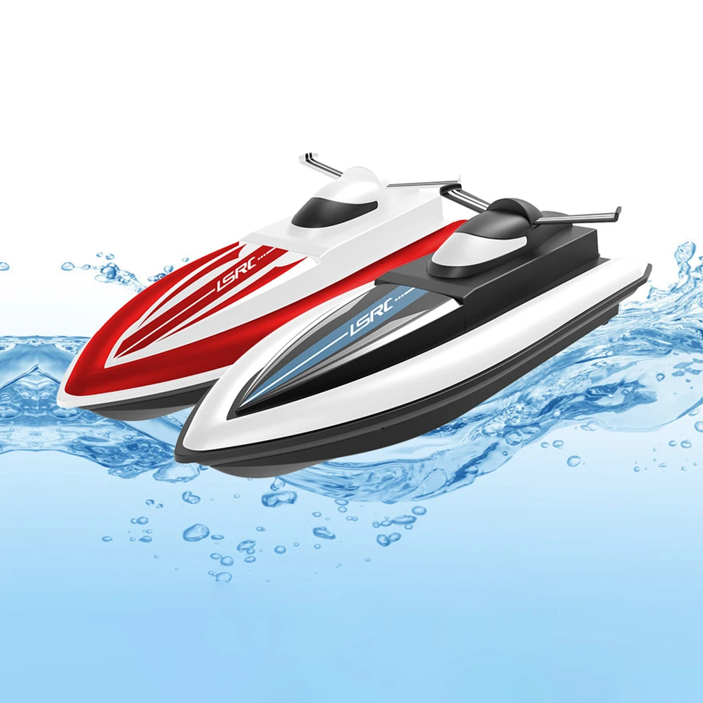 RC Boat 2.4G Twin Motor RC Racing Boats Rechargeable Ships Yacht Adult Toy