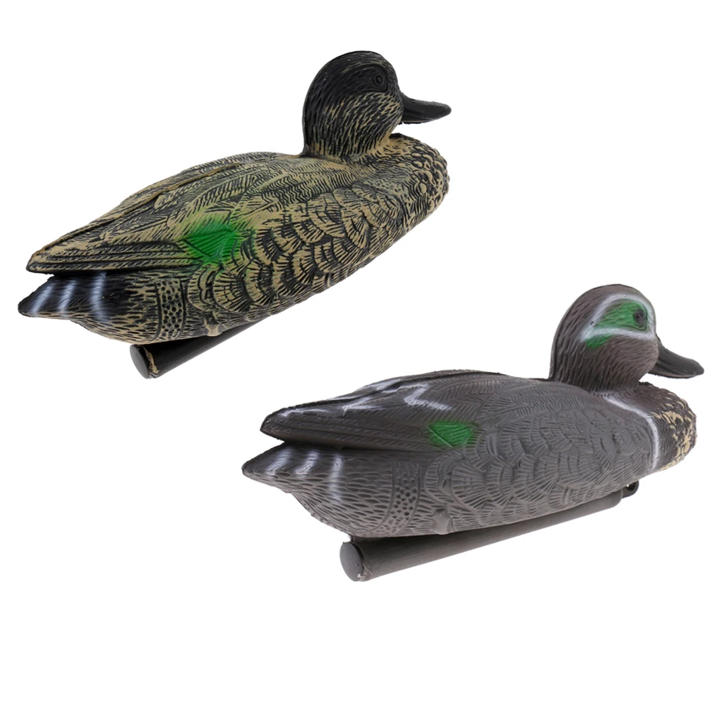 XPE 3D Lifelike Floating Hunting Shooting Drake Duck Decoy For Garden Yard Pool Land Ornaments Oudoor Camping Hunting Decoy