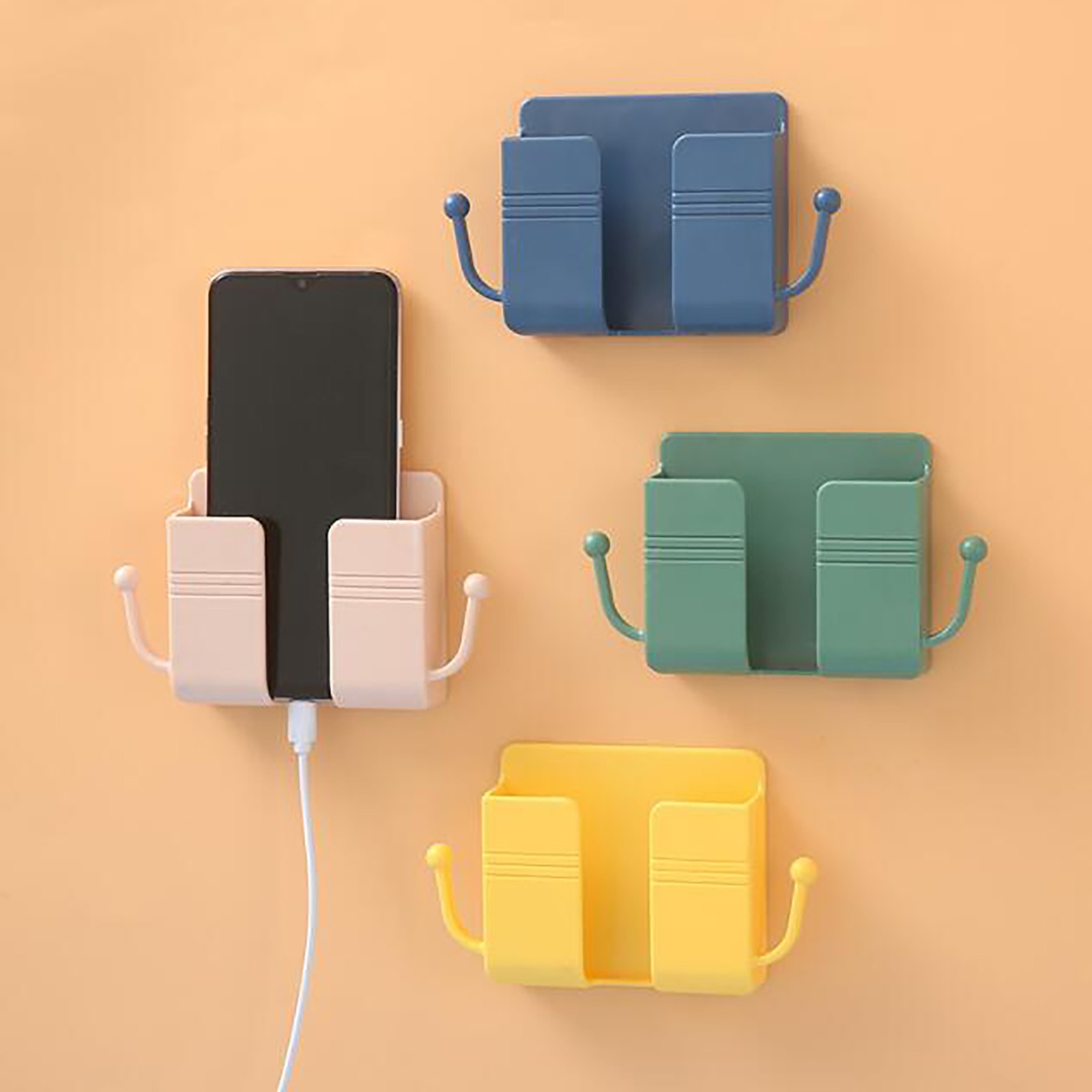 Storage Bottles & Jars Remote Control Mounted Box Mobile Phone Plug