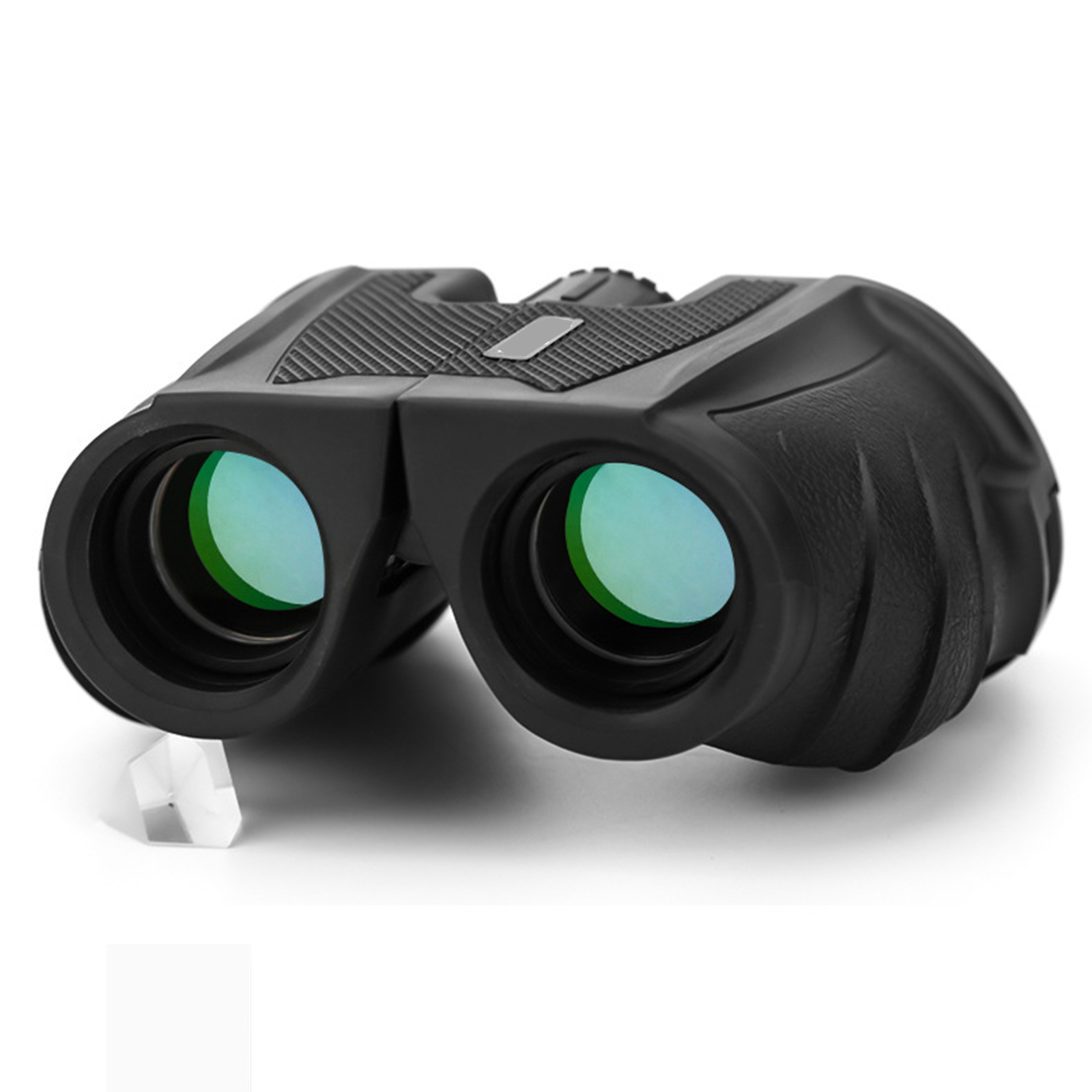Compact 12x25 Binoculars 6.5 Degree Angle View Clear Low Light Eyepiece Waterproof BAK4 Prism Central Focusing