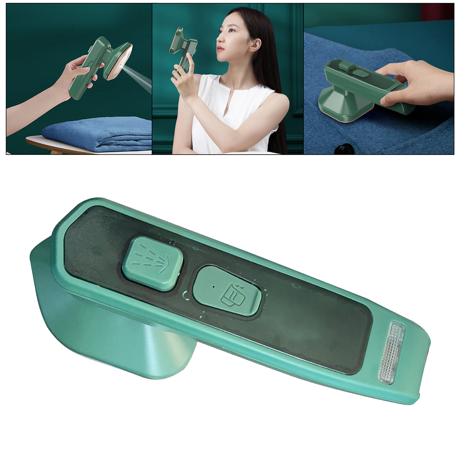 Handheld Heat Press Electric Iron Machine for Clothes Trousers Hats Portable for Home Travel Business Trip 220V, EU Plug