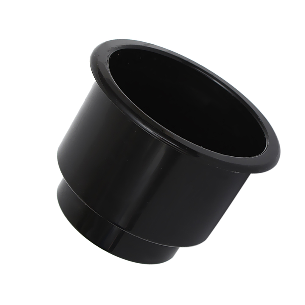 Black Center Hole Recessed Cup Drink  for Marine Boat Car RV
