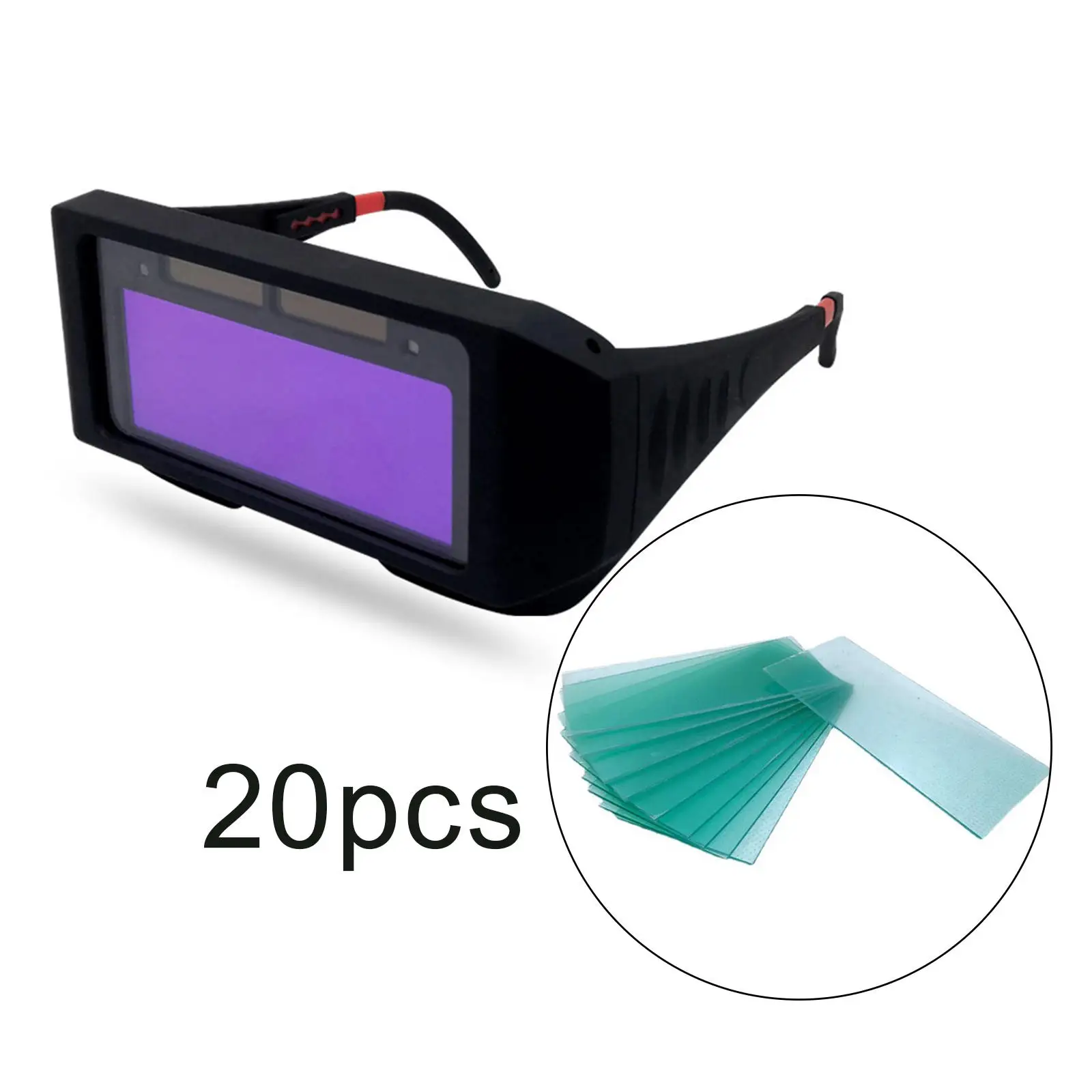 Anti-Shock Welding Goggles Auto Darkening Anti-Glares Anti-Flog Eyes Goggle Safety Lens Welder Glasses ARC for Welding Working