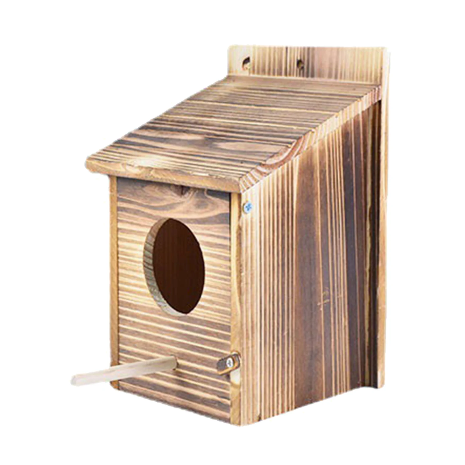 Ninho De Madeira Caixas empilháveis Caixa de pássaros de pequeno casa pássaro azul Olho Robin Sparrow... 