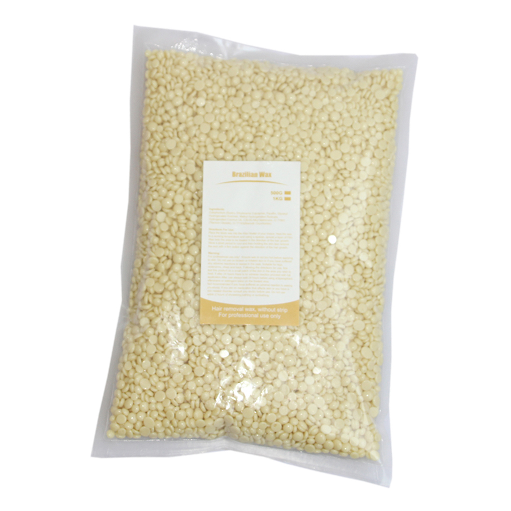 500g, Hard Wax Beans, Bikini Pearl Hot Waxing Beads Facial Hair Removal