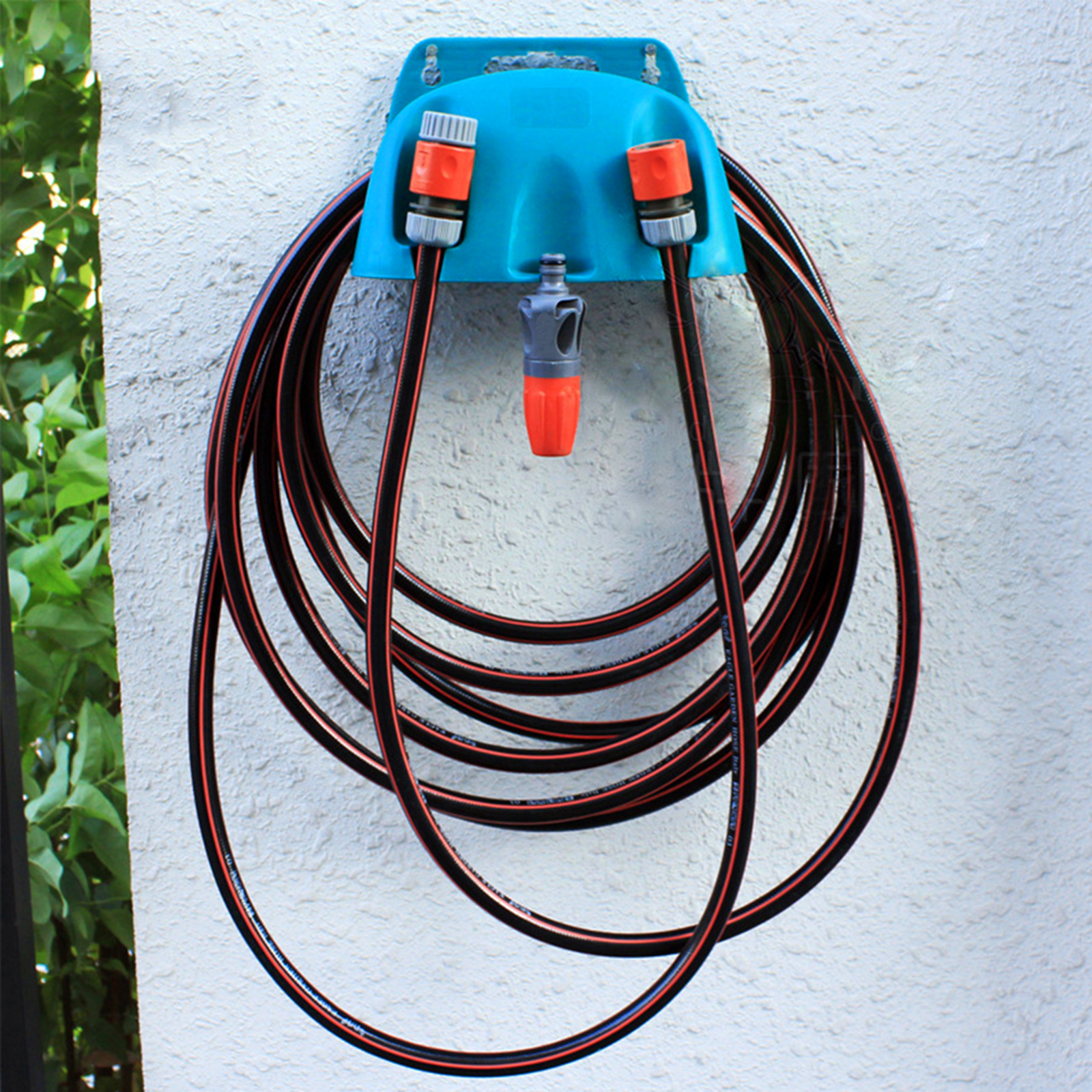Wall Mounted Garden Hose Holder Pipe er Expandable Water Hose Rack