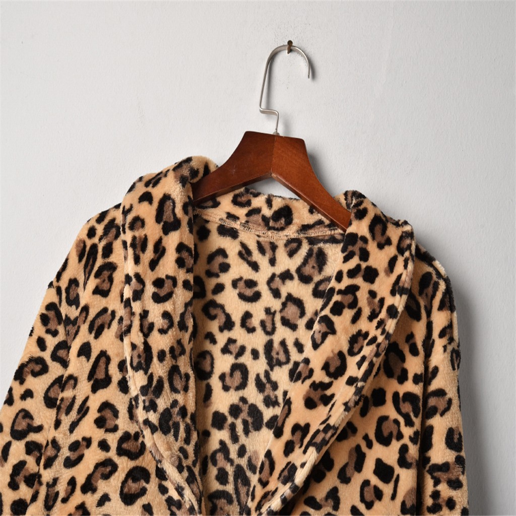 feminino, jaqueta leopardo, outwear difuso quente, tops