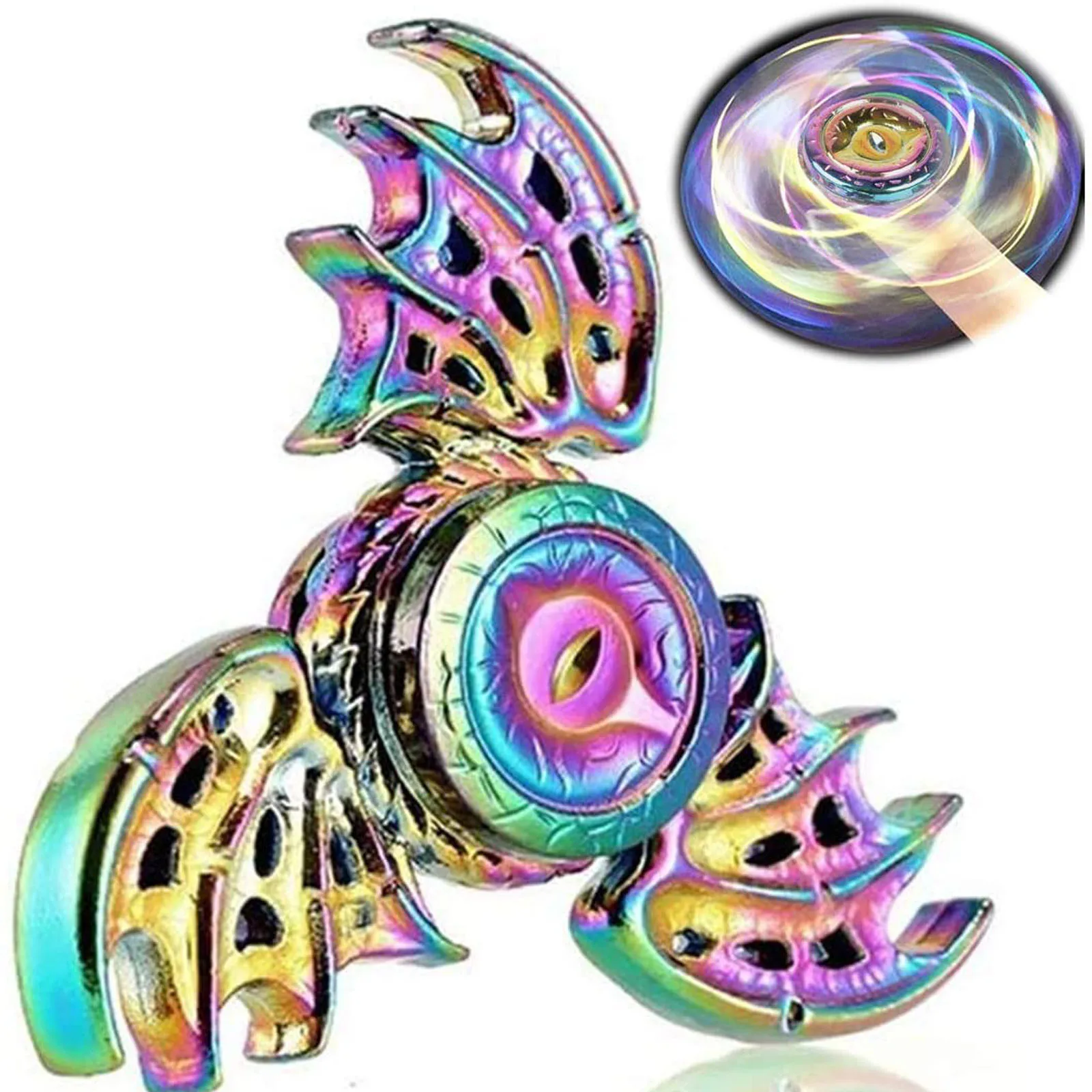 Ships from USA Amazing Gold Dragon Wing High Speed Fidget Hand Spinner 