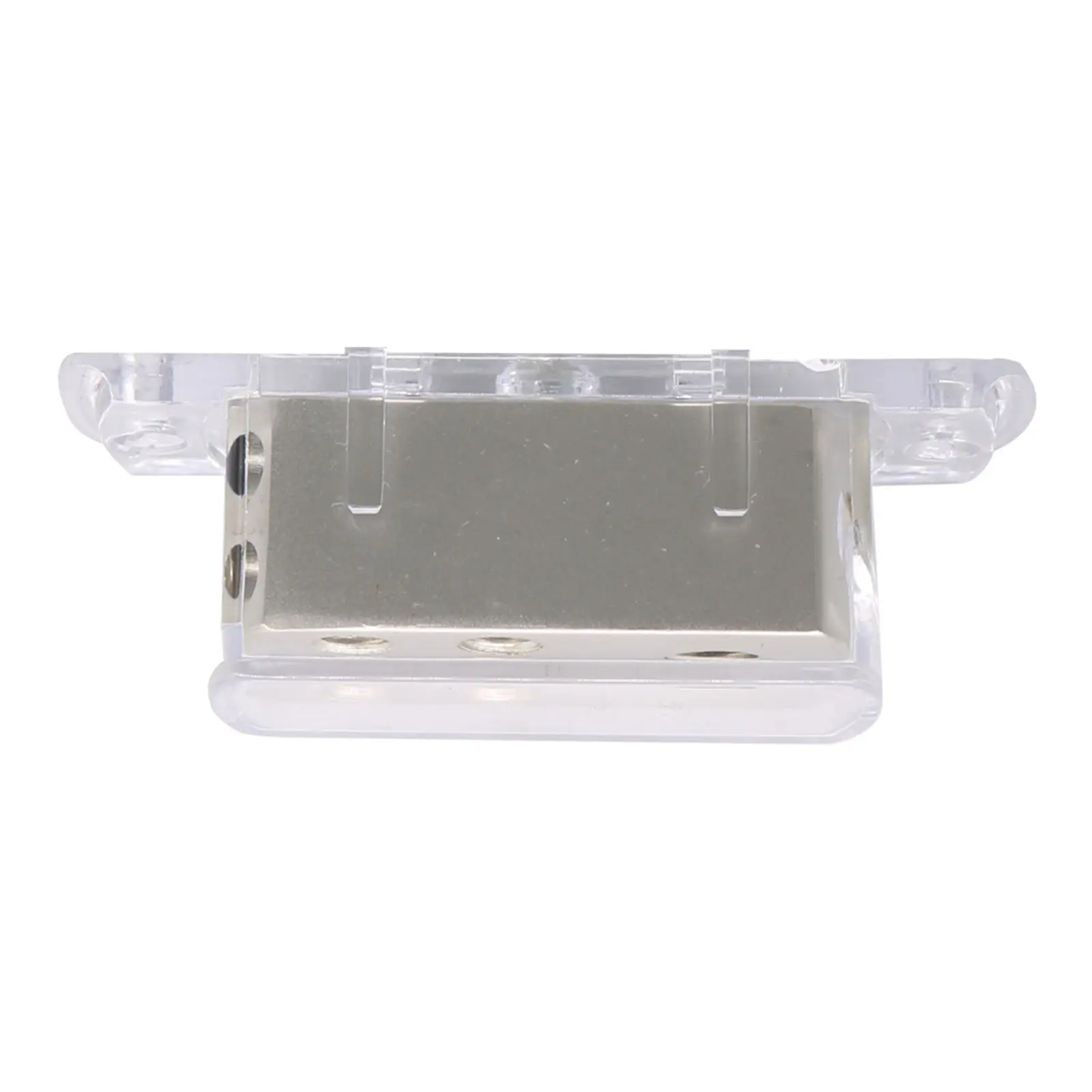 4-Way 1X 4AWG In 4X 8AWG Out Power/Ground Cable Splitter Distribution Block