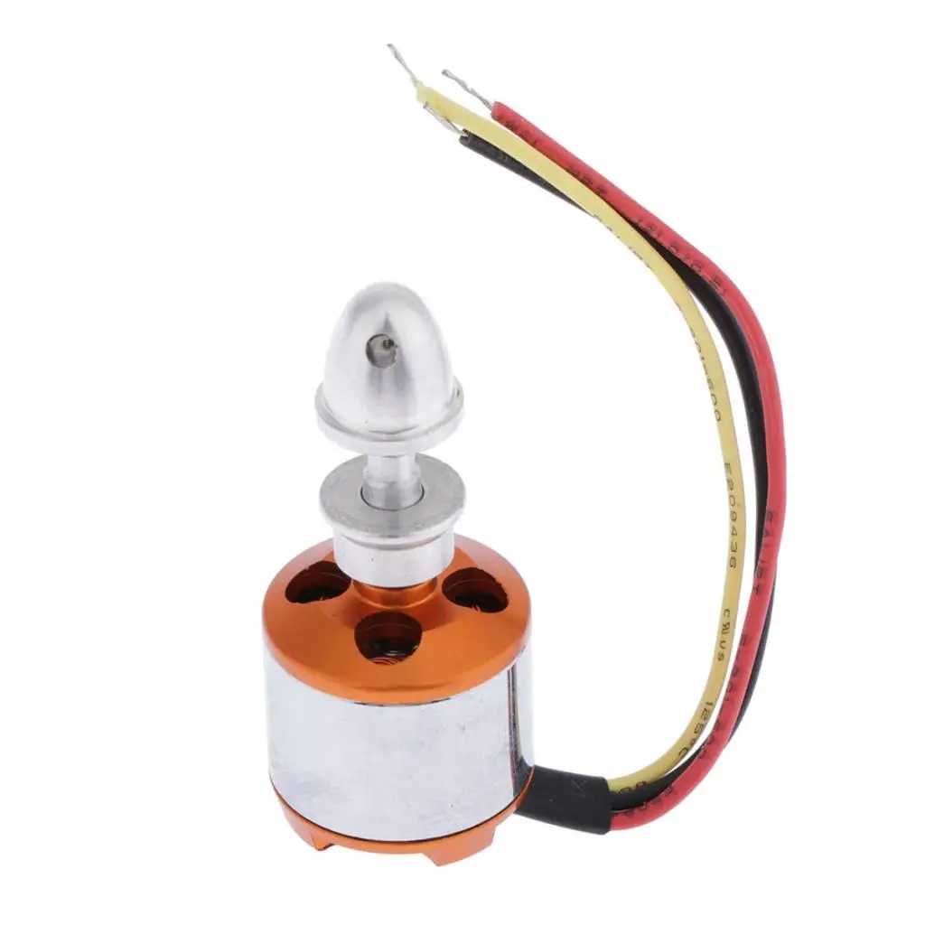 A1510 2200kv Brushless Outrunner Motor 13T for RC Aircraft KK Quadcopter Racing Drone